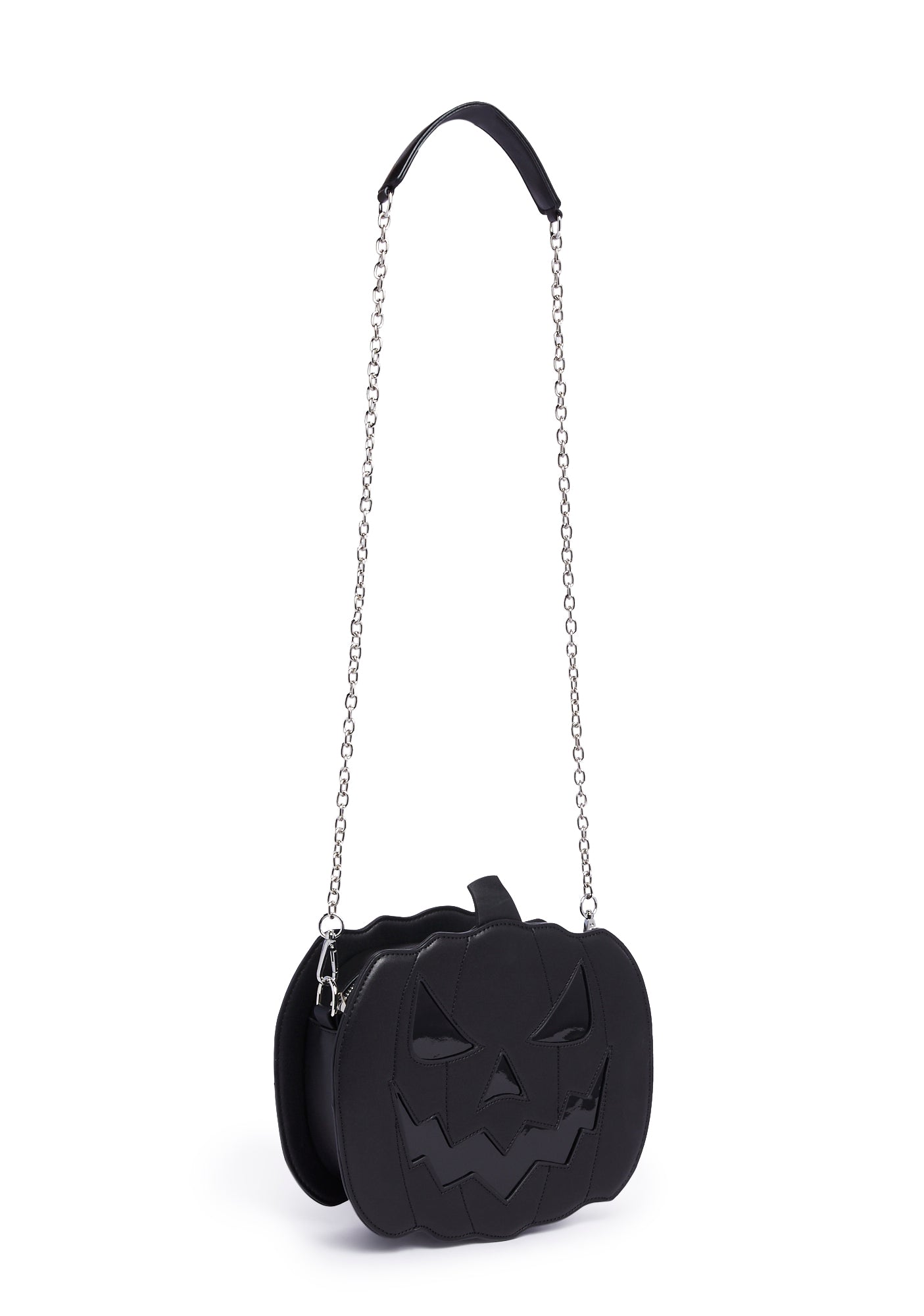 Pumpkin Crossbody Halloween Bag - Black – Dolls Kill