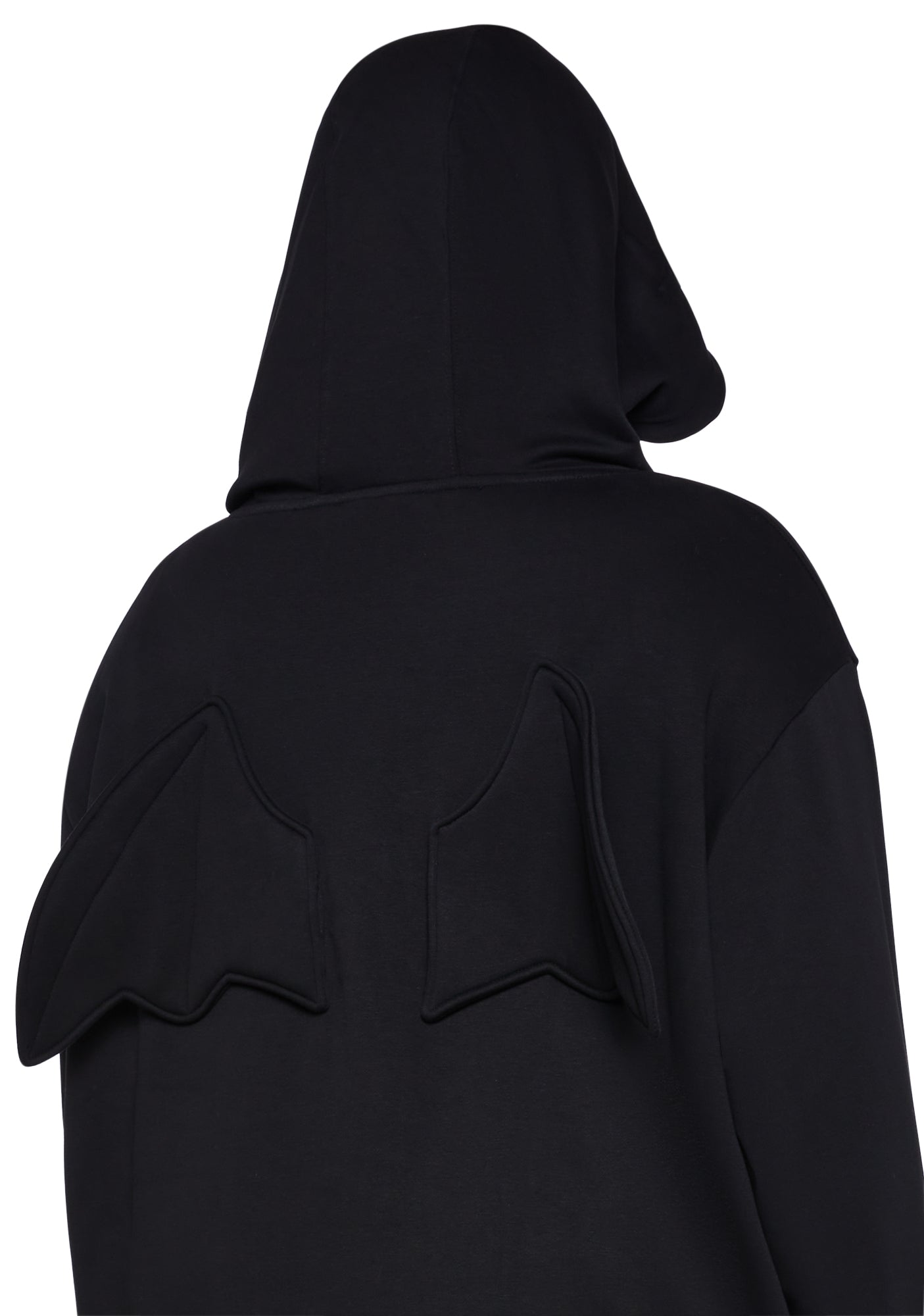 Plus Fly By Night Bat Oversized Hoodie