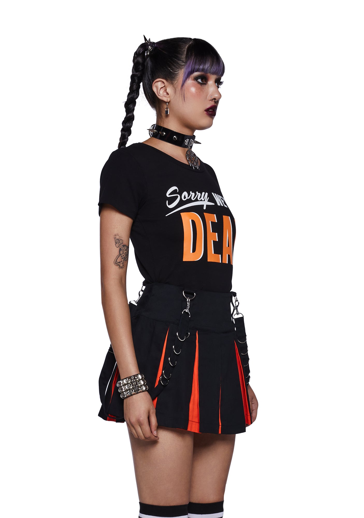 Trickz N Treatz Sorry We're Dead Graphic Tee - Black – Dolls Kill