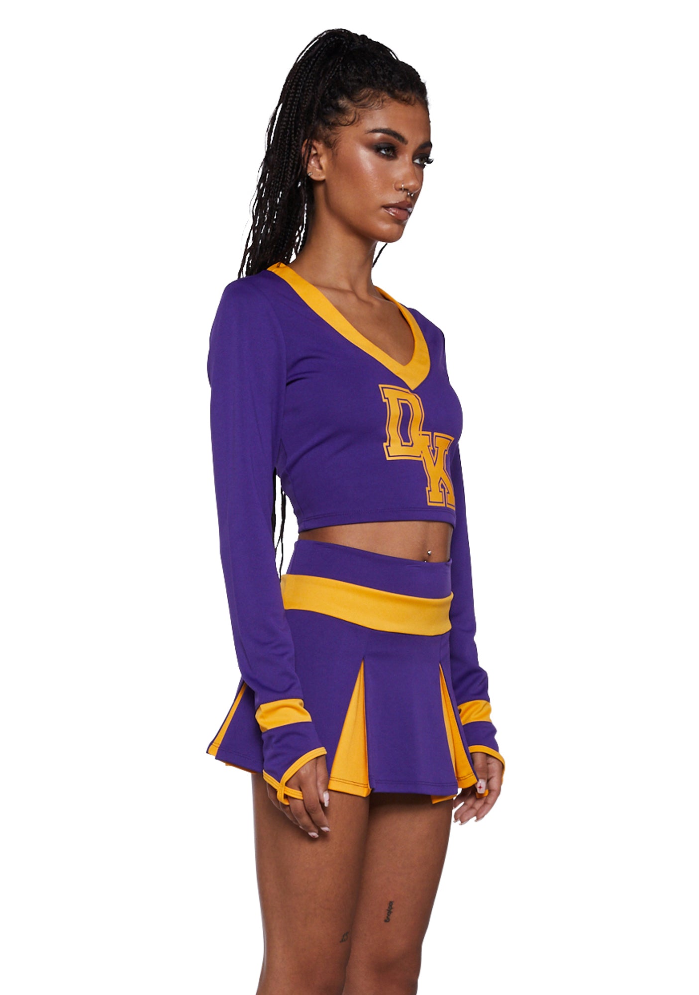 lakers cheerleader outfit