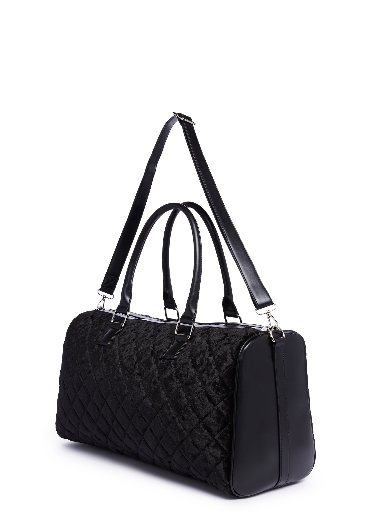 Trickz N Treatz Spider Web Quilted Weekender Bag - Black – Dolls Kill