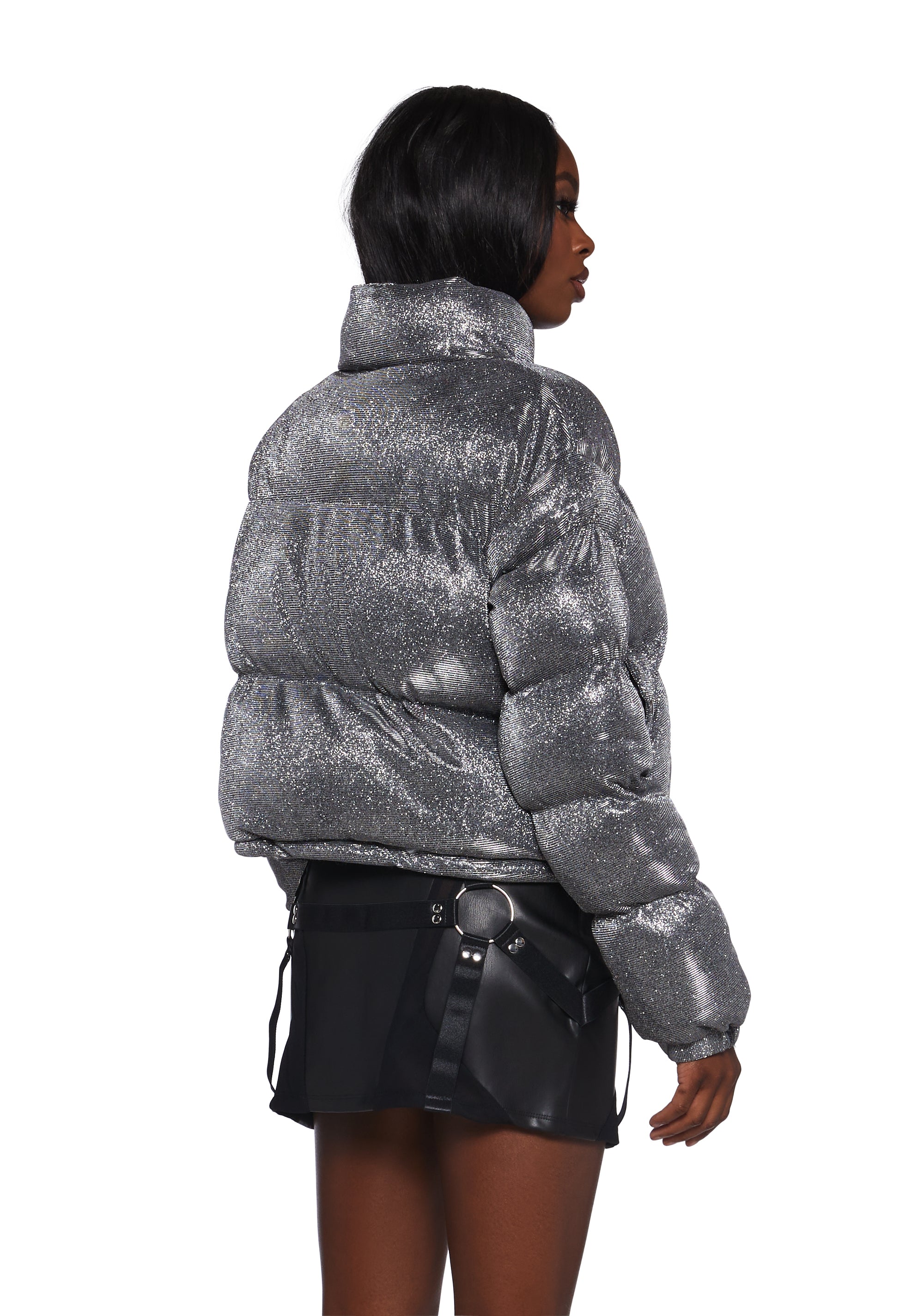 Sparkle puffer jacket clearance