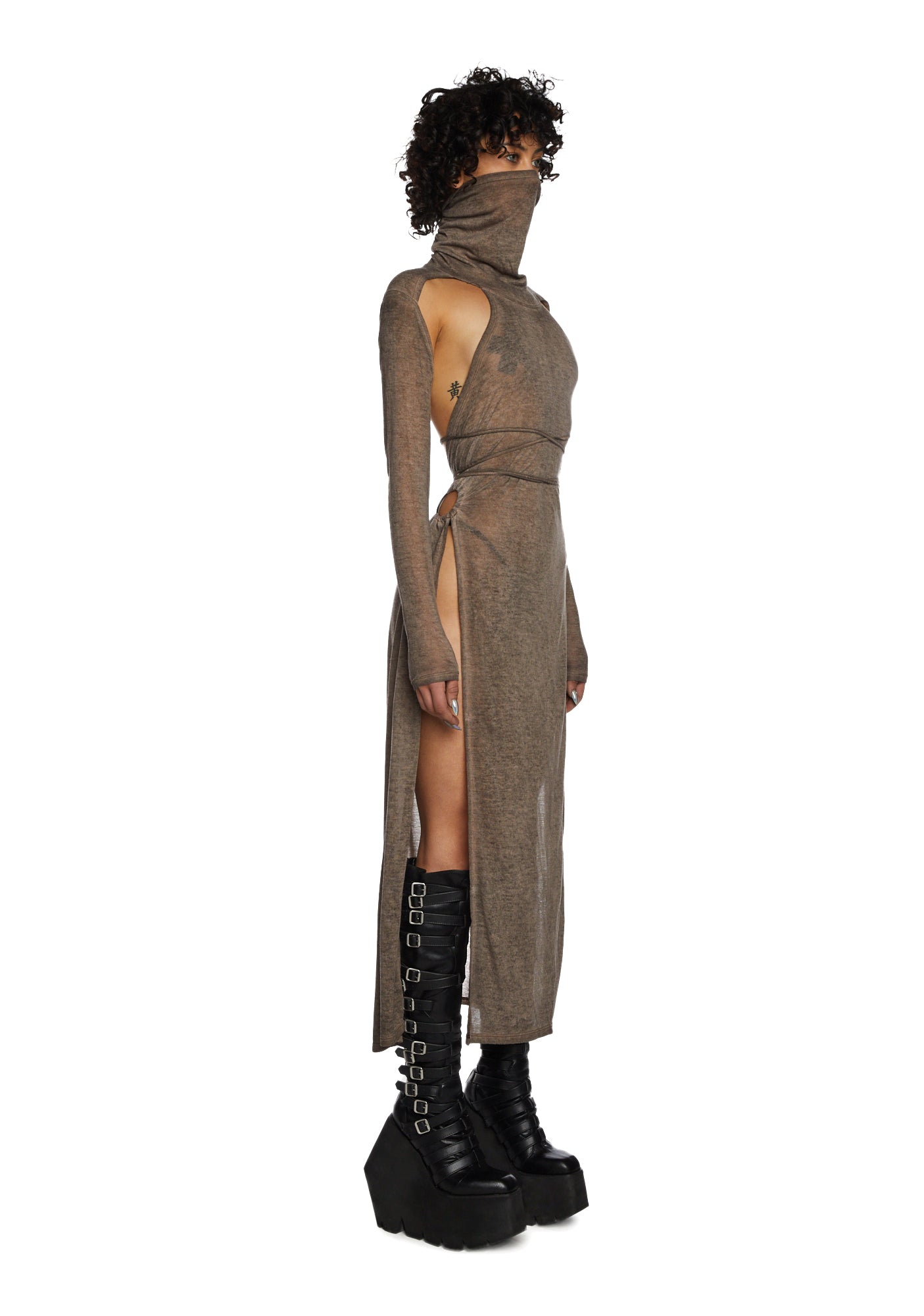 atmosphere maxi dress Atmosphere High Slit Maxi Dress