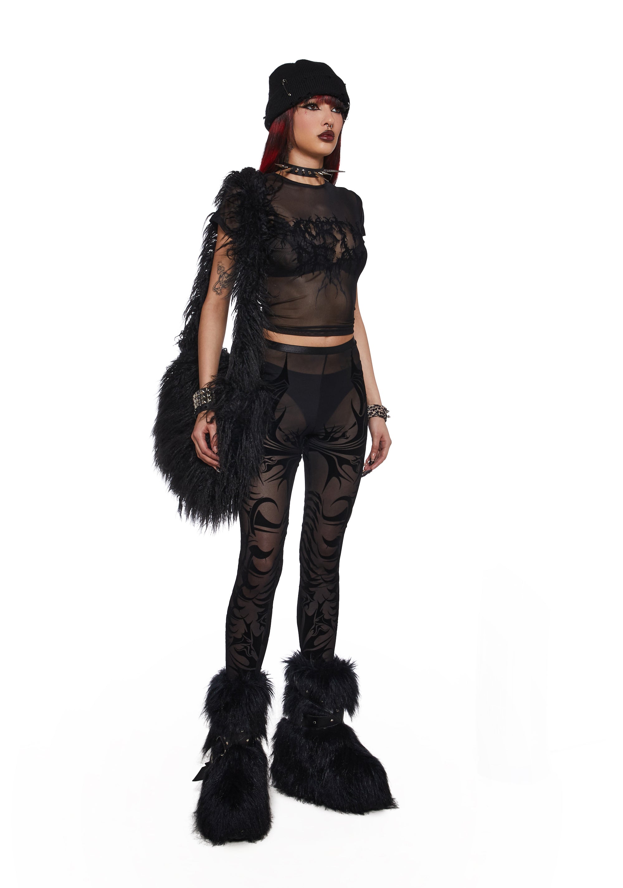 Ill Fated Love Mesh Leggings