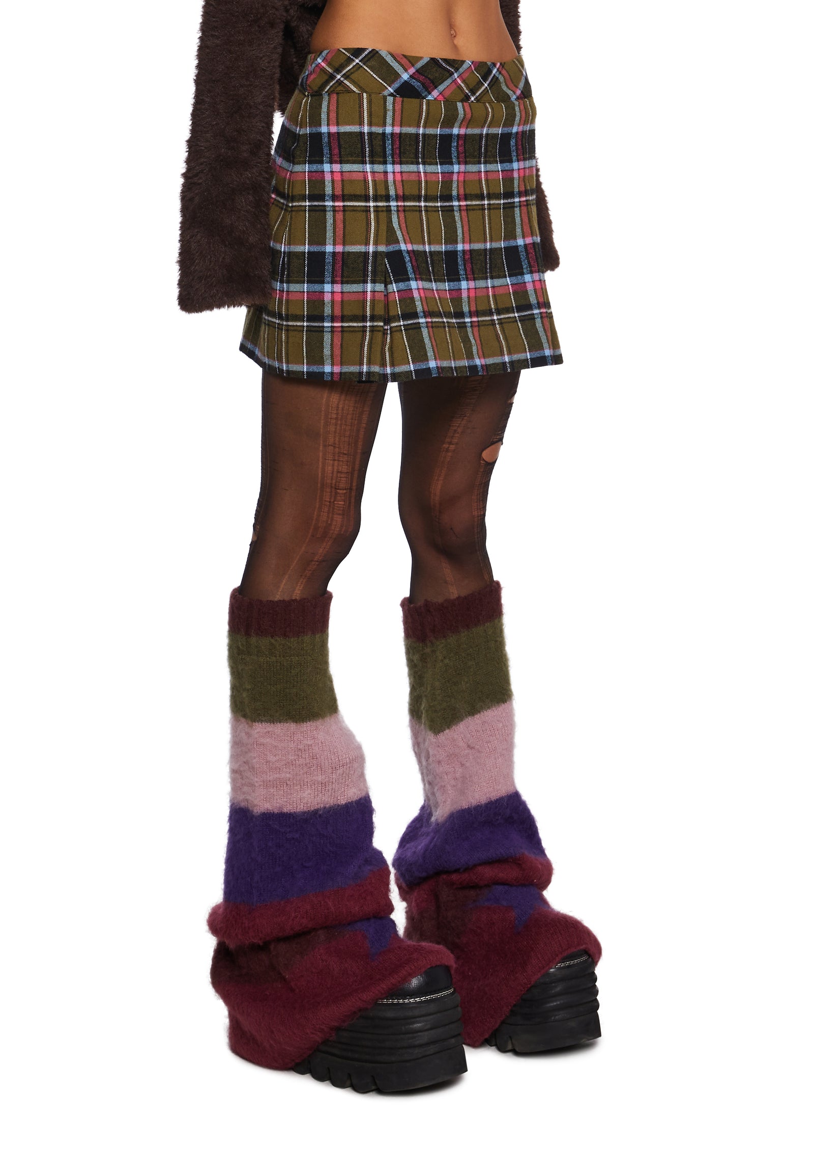 three|plaid