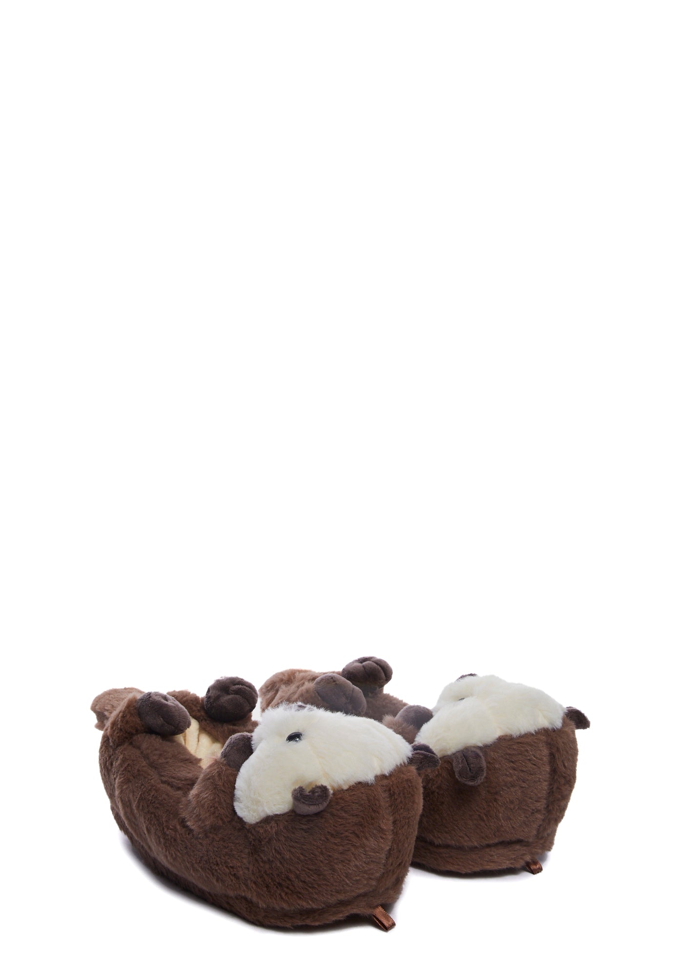 OOH YEAH SOCKS Otter Slippers Brown Dolls Kill