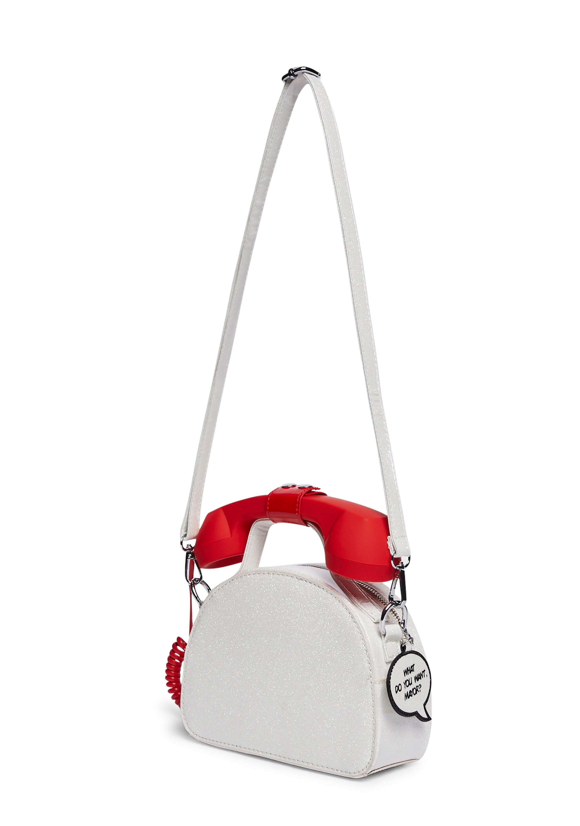 Dolls Kill x The Powerpuff Girls Telephone Crossbody Bag White