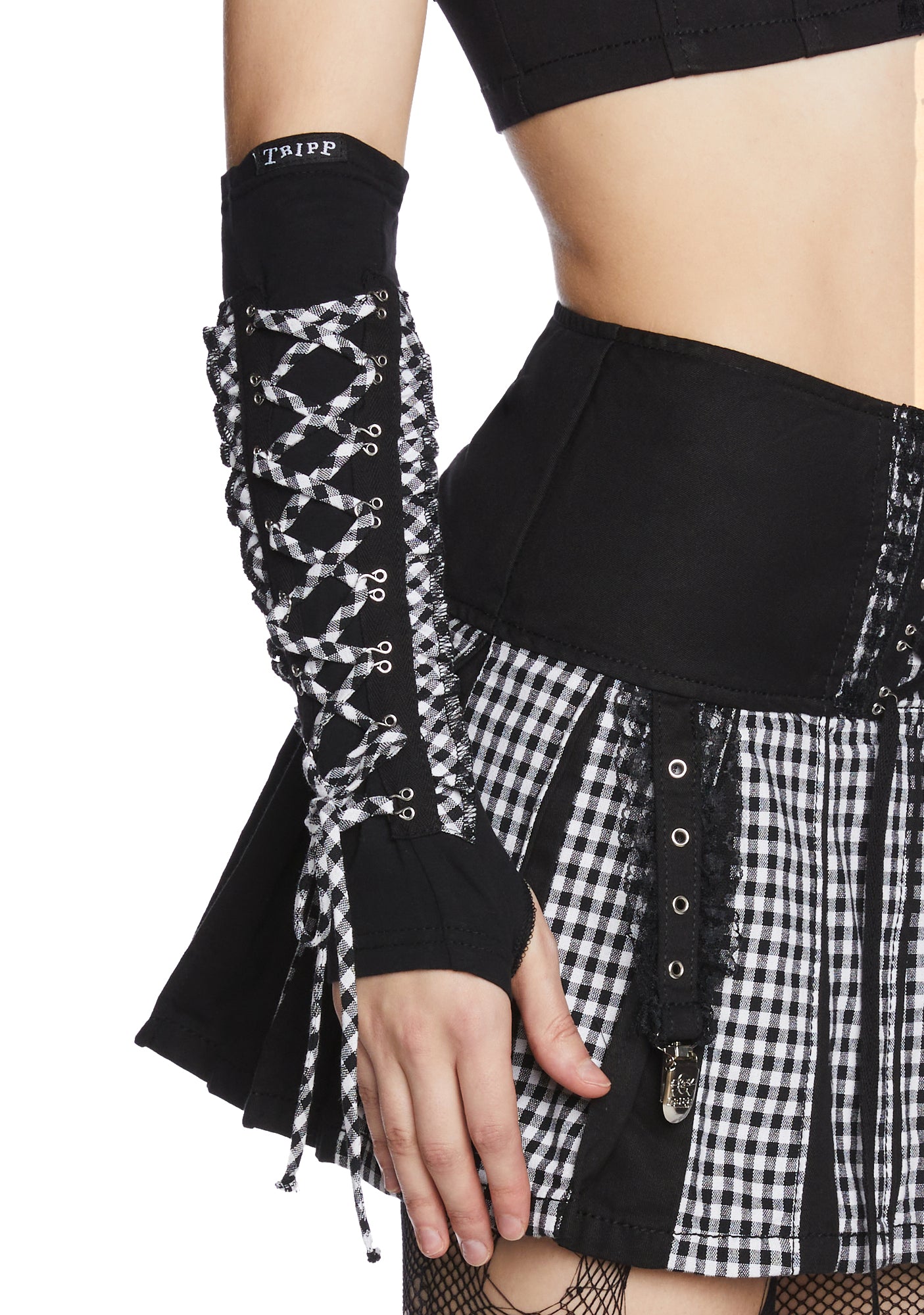 Black And White Bo Peep Arm Warmers Tripp NYC,New Products : American Fashion Style Bags On Sale Black And White Bo Peep Arm Warmers Tripp NYC,New Products : American Fashion Style Bags On Sale