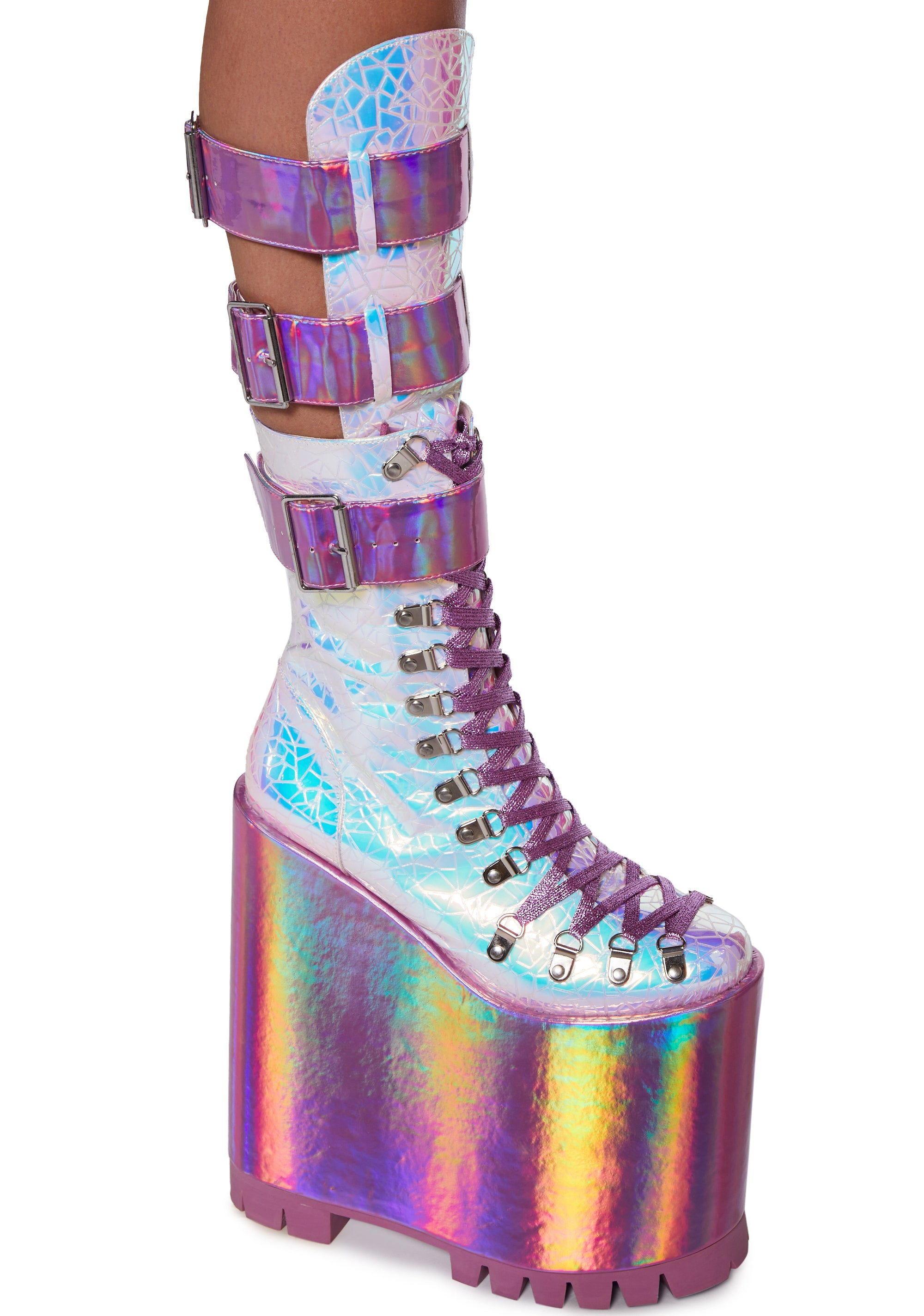 Iridescent Mega Traitor Boots