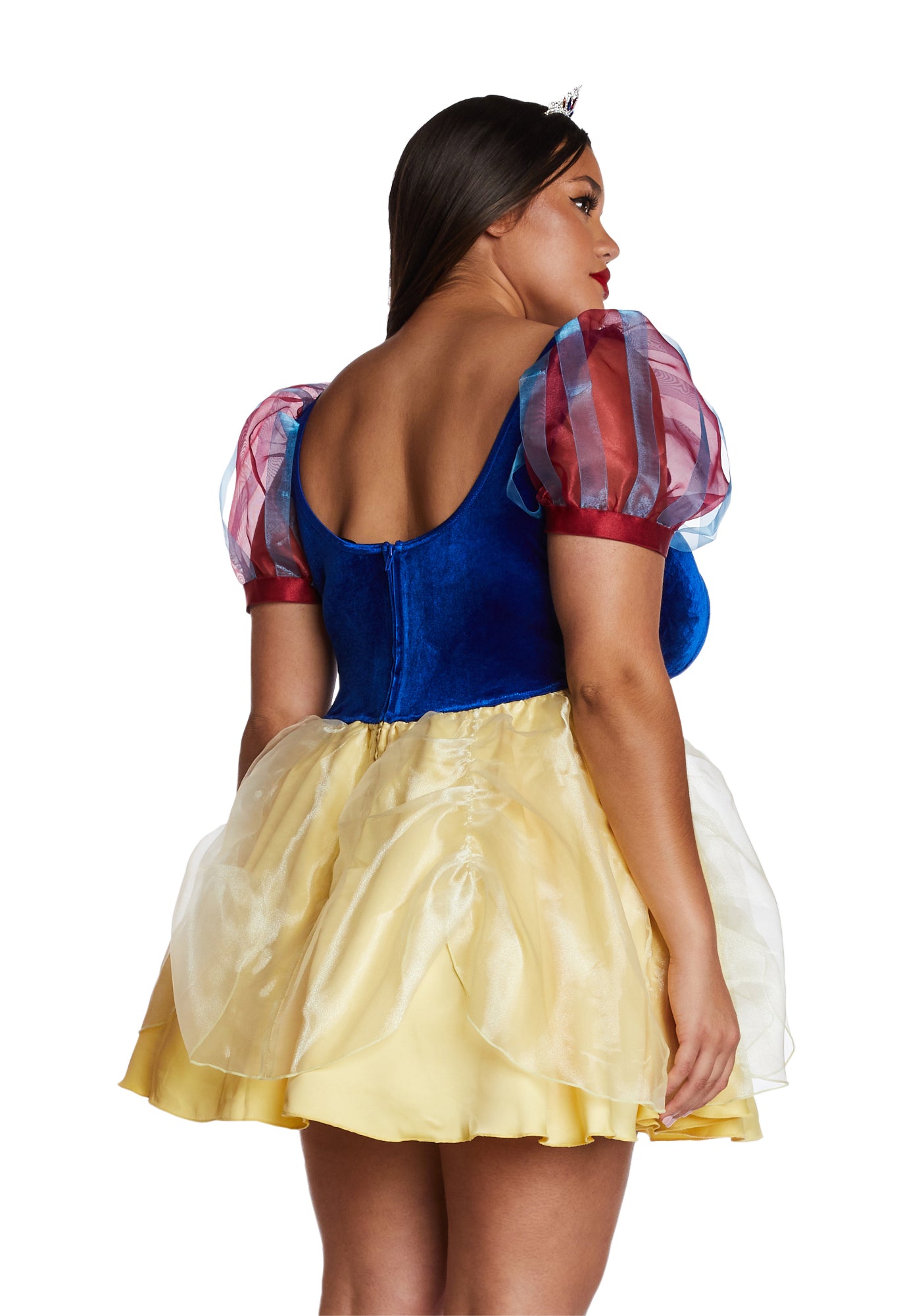 Plus Size Trickz N Treatz Fairest Princess Costume - Blue Yellow Red – Dolls Kill