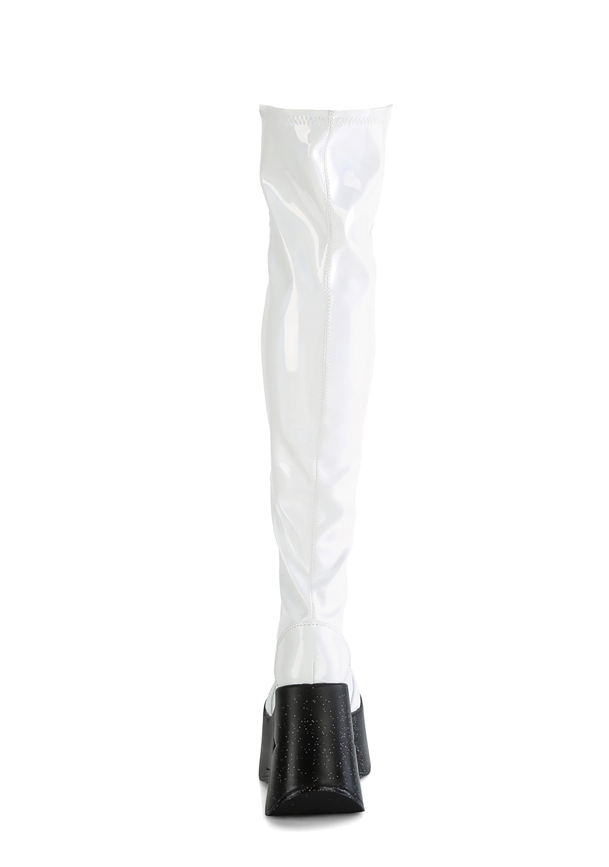 White Dynamite-300 Knee High Boots