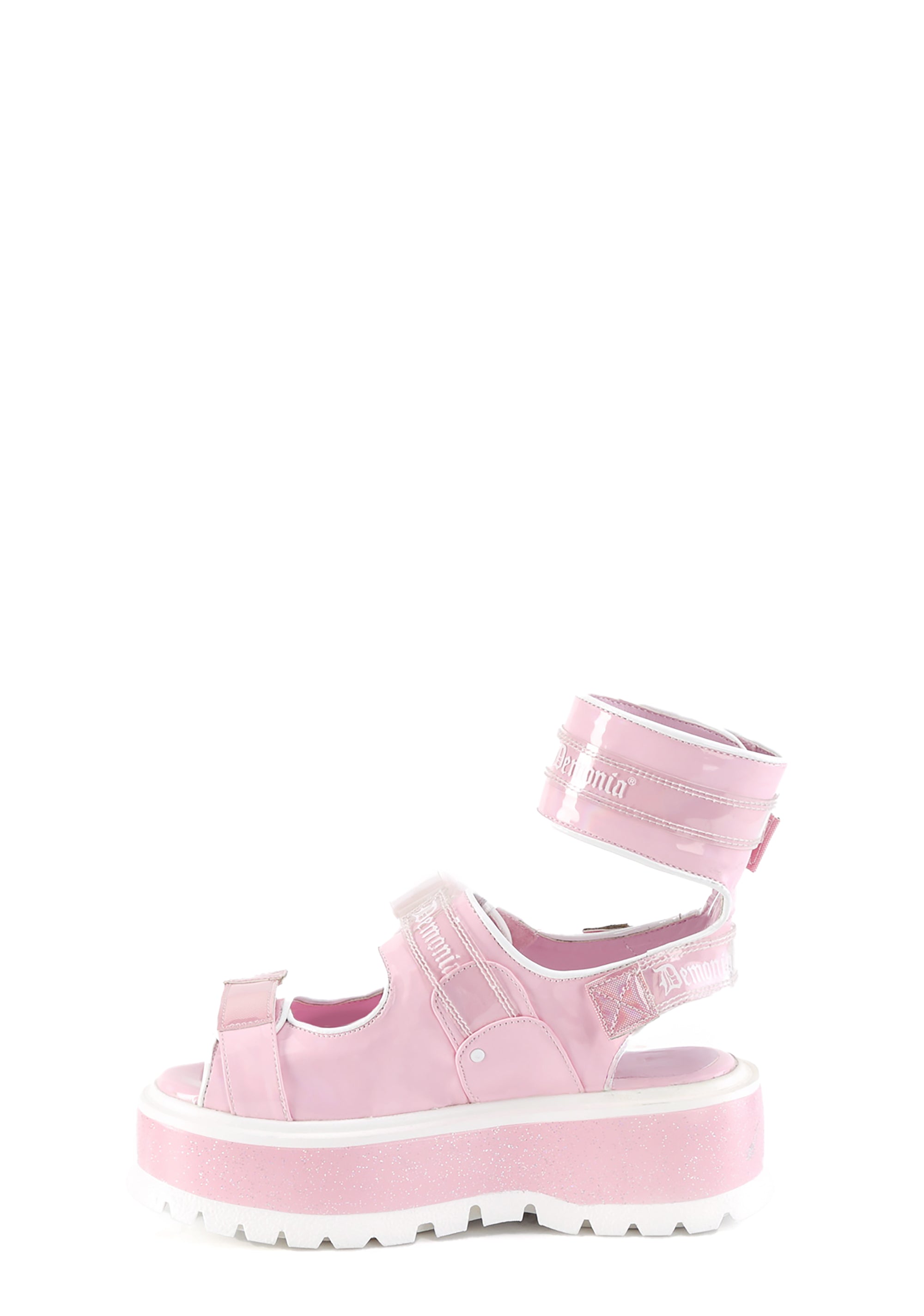 Baby Pink Slacker-15B Platform Sandals