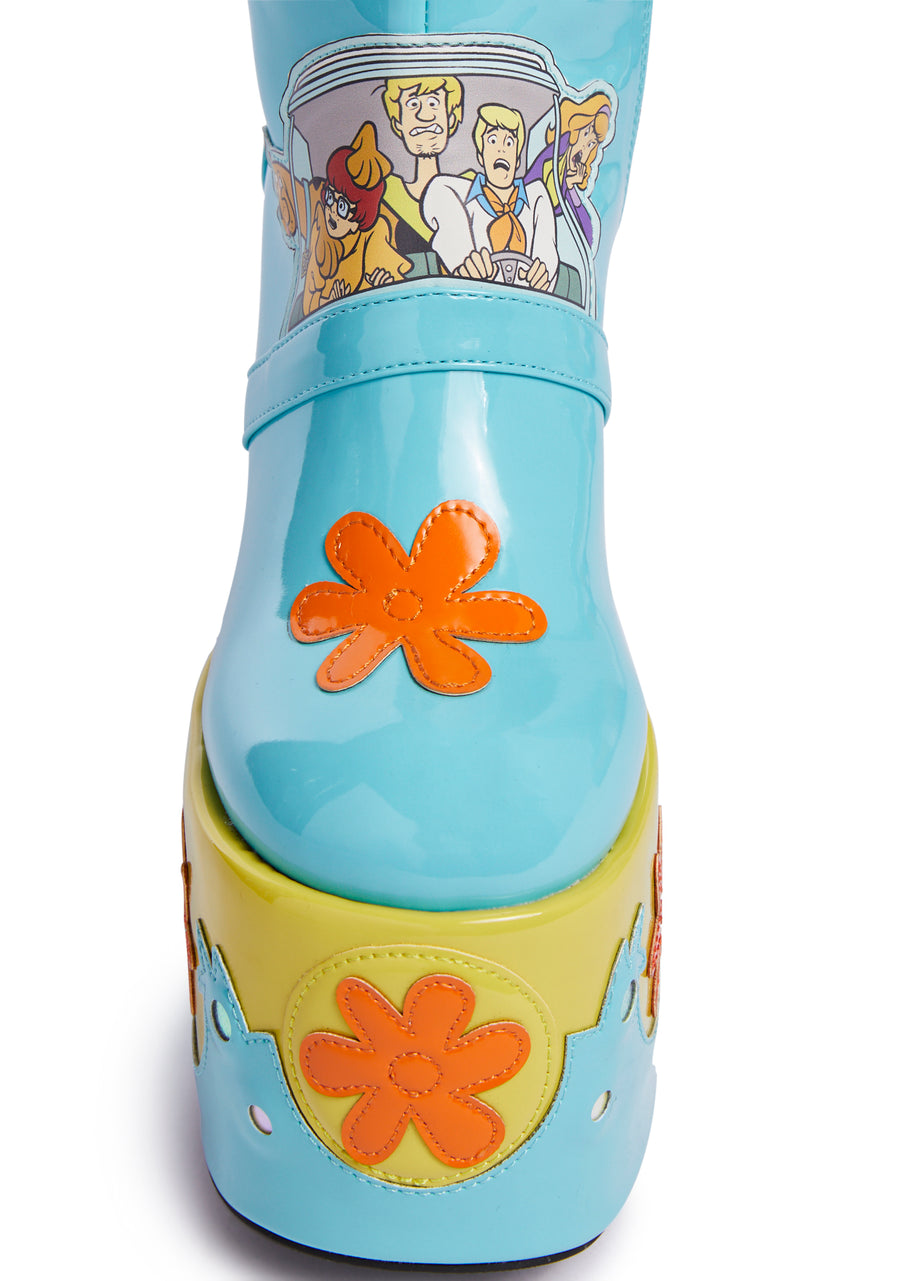 Mystery Machine Platform Boots - alternate