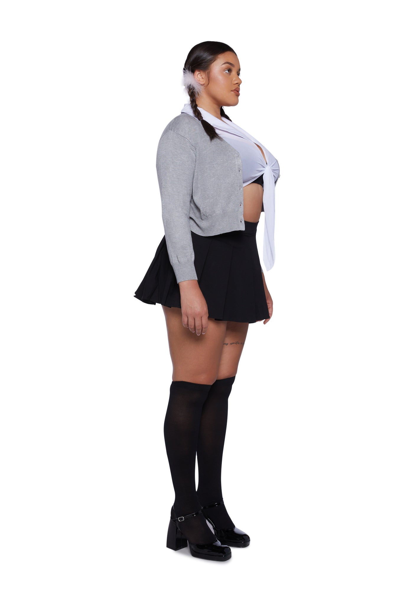 Plus Oh Baby Baby Costume Set Light Gray 1x Adult Light Gray