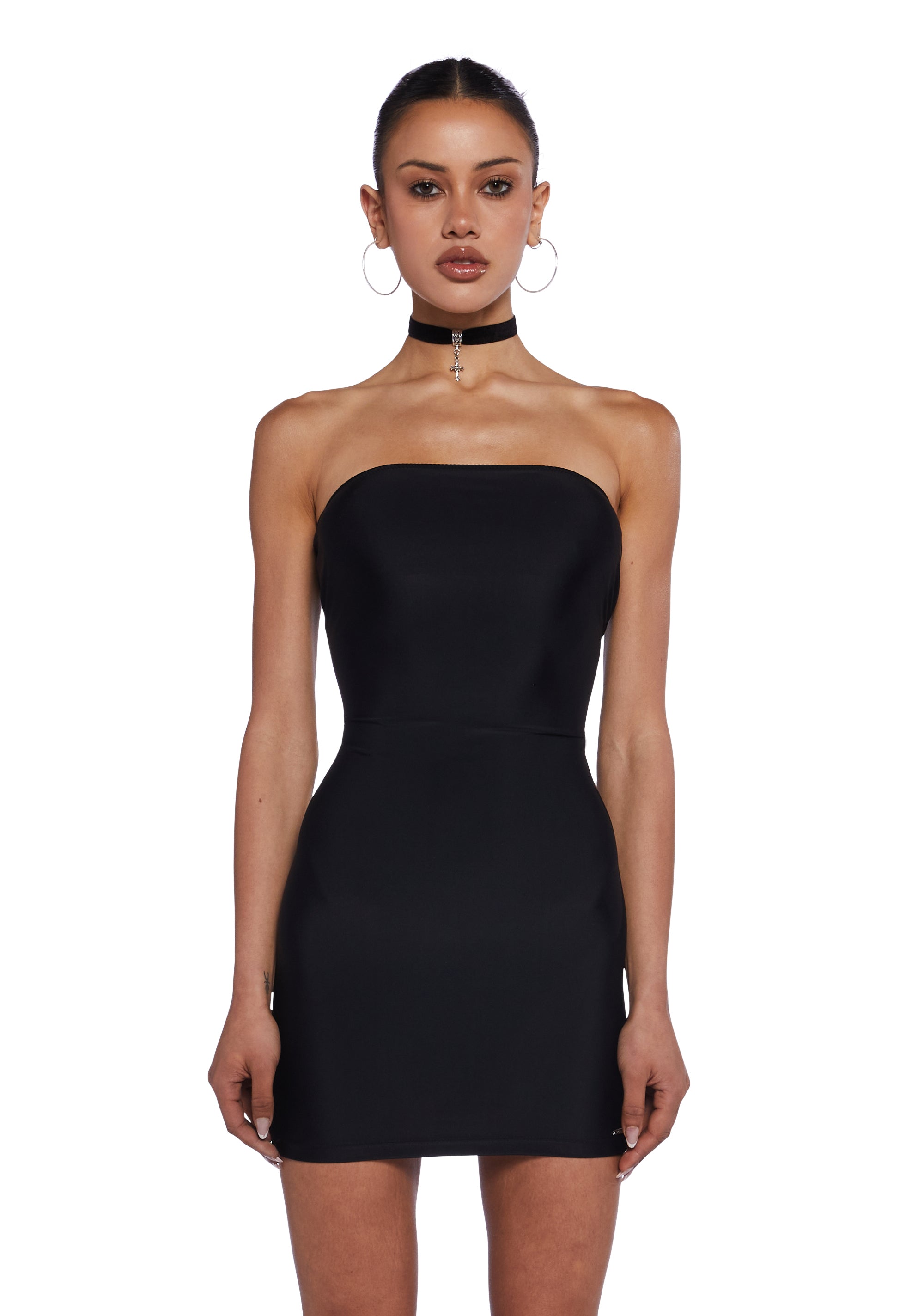 tube mini bodycon dress Women Sexy Cutout Mini Tube Dress Strapless Backless Bodycon Short Dress Y2k Party Night Out Cocktail Dresses(Cutout Apricot,S) at Amazon Women's Clothing store
