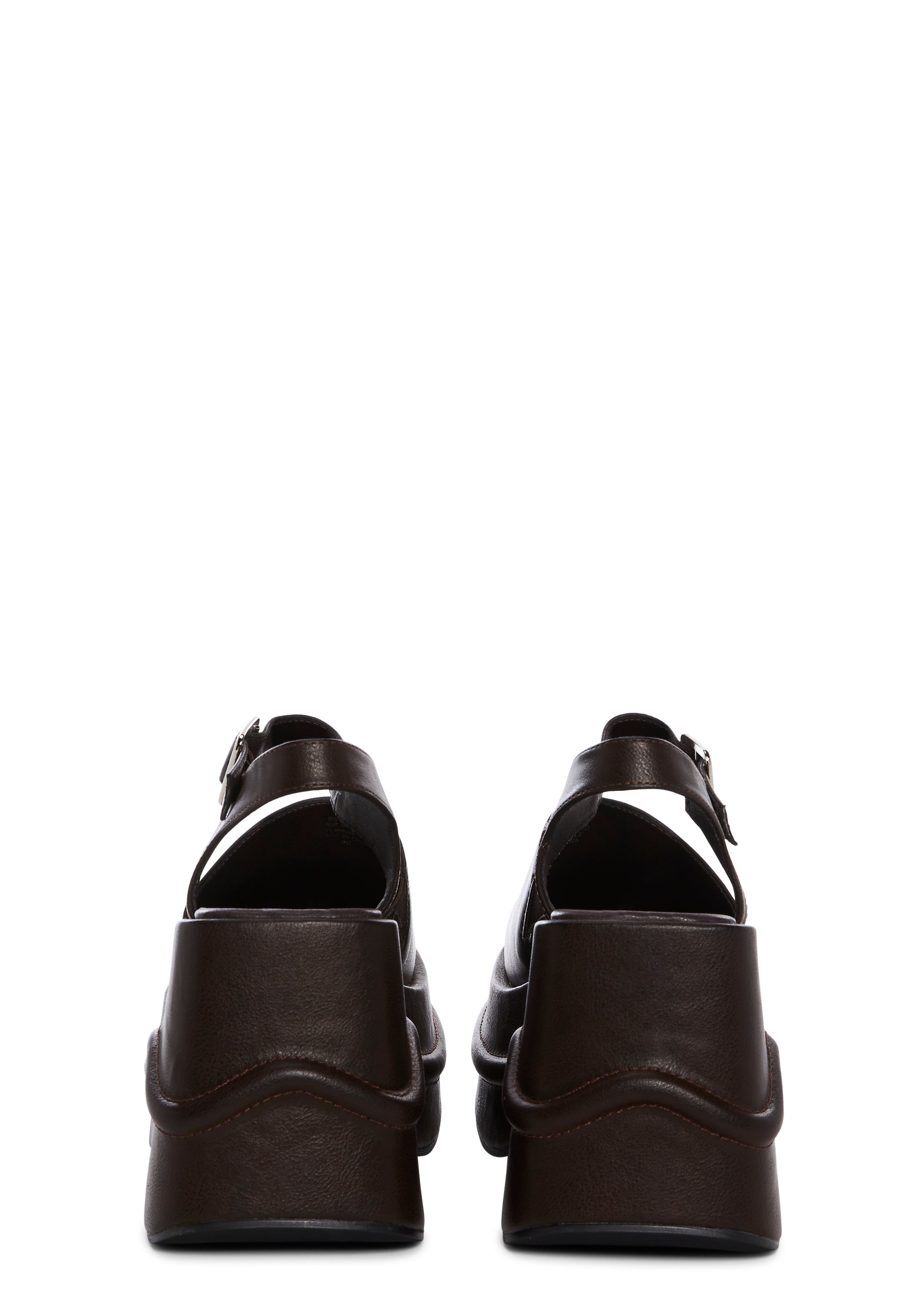 Catching Flights Platform Mules - Brown