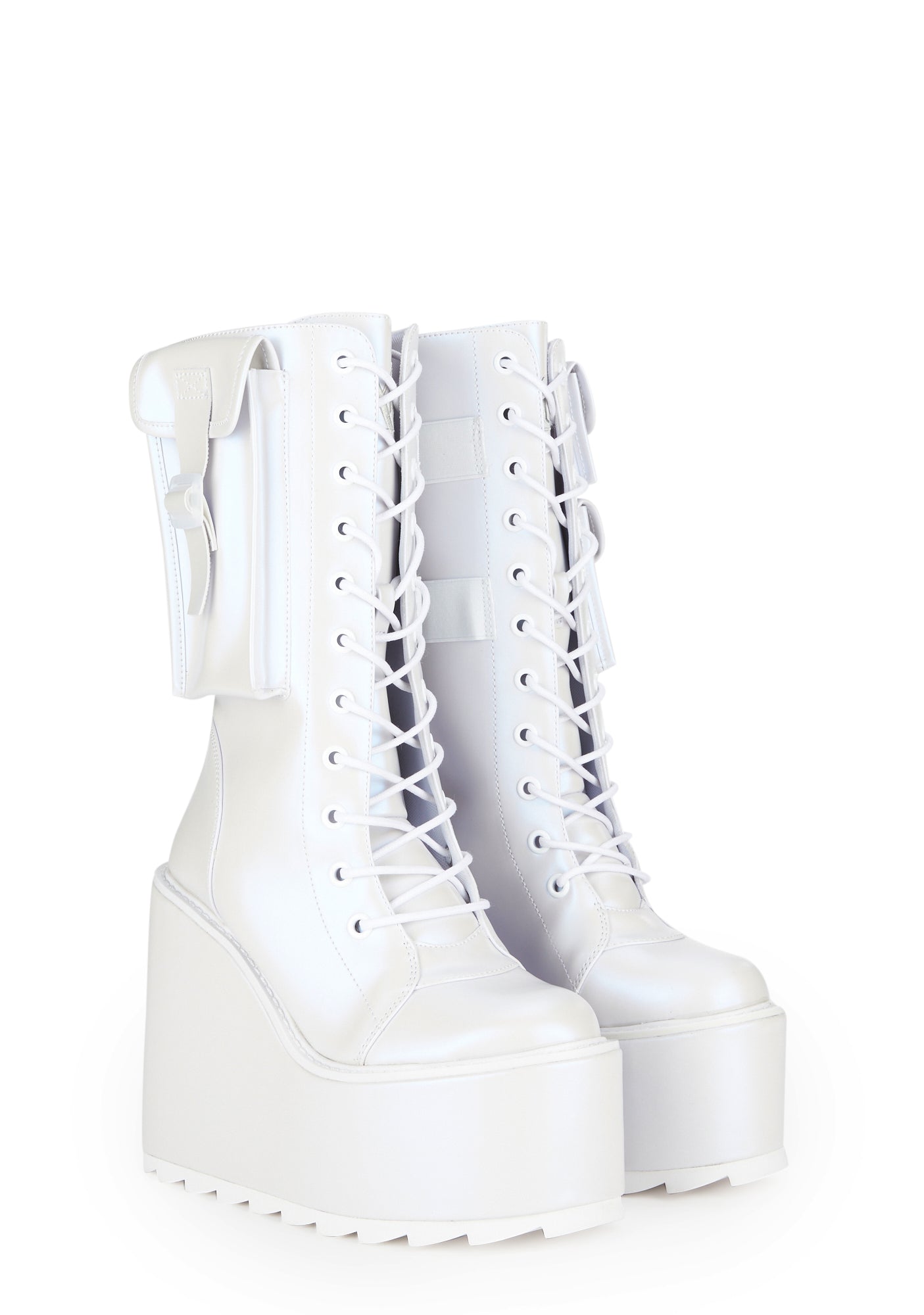 White Pearl Dune Desert Boots