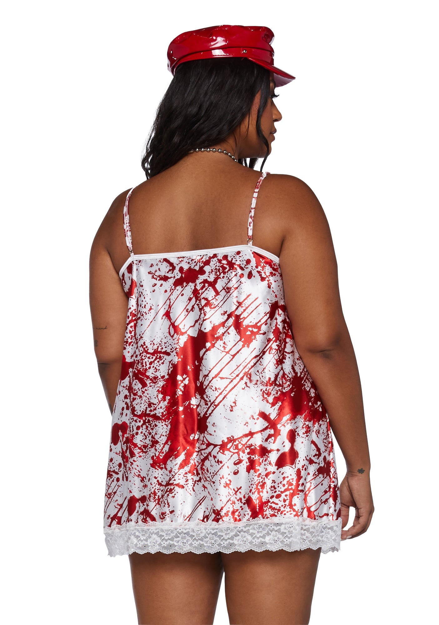 Plus Scream Queen Slip Dress