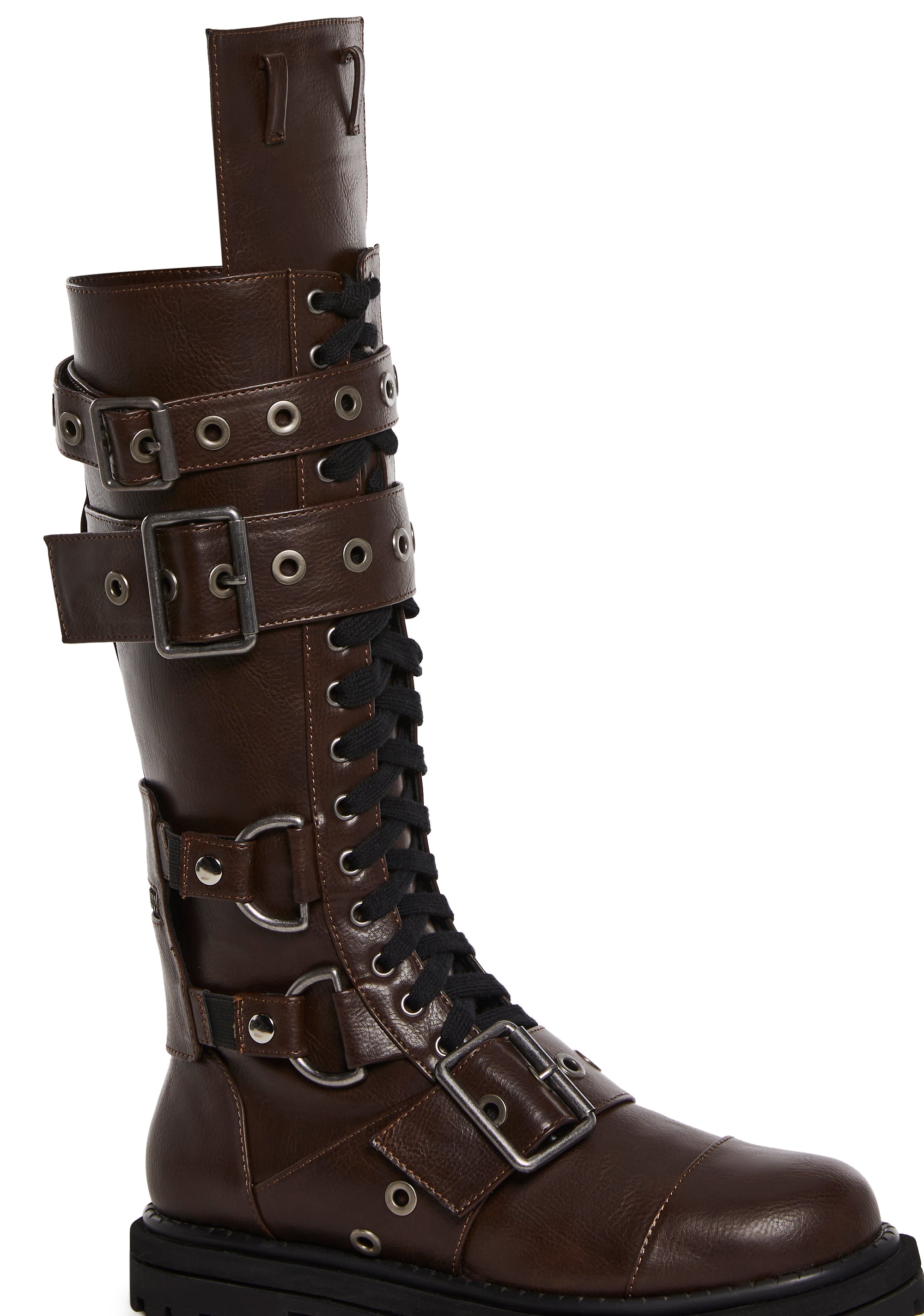 Cognac Hour Of Devastation Combat Boots