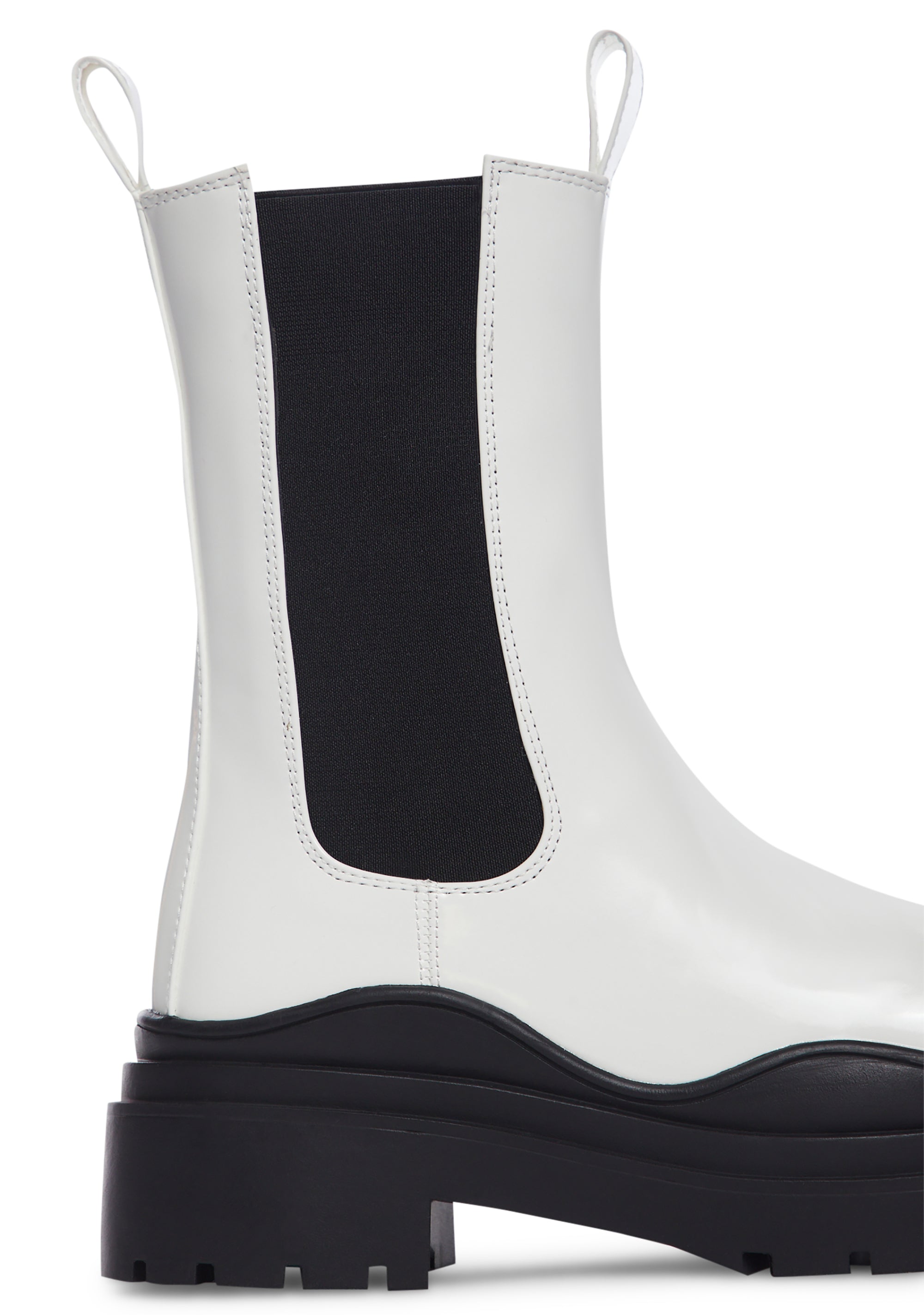 White Ghosted Chelsea Boots AZALEA WANG,New Products : American Fashion Style Bags On Sale White Ghosted Chelsea Boots AZALEA WANG,New Products : American Fashion Style Bags On Sale