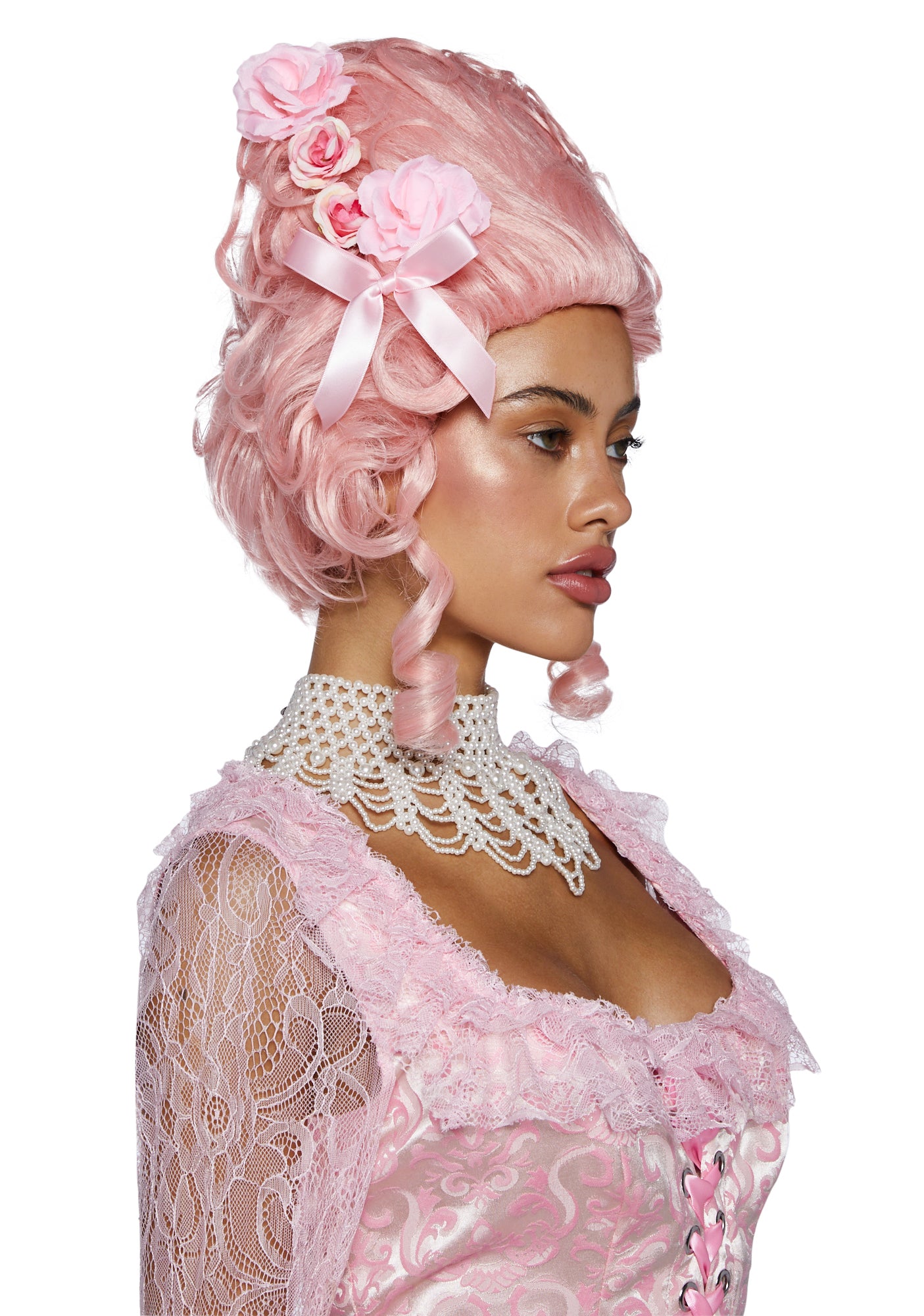 They'll Eat Cake Pink Wig