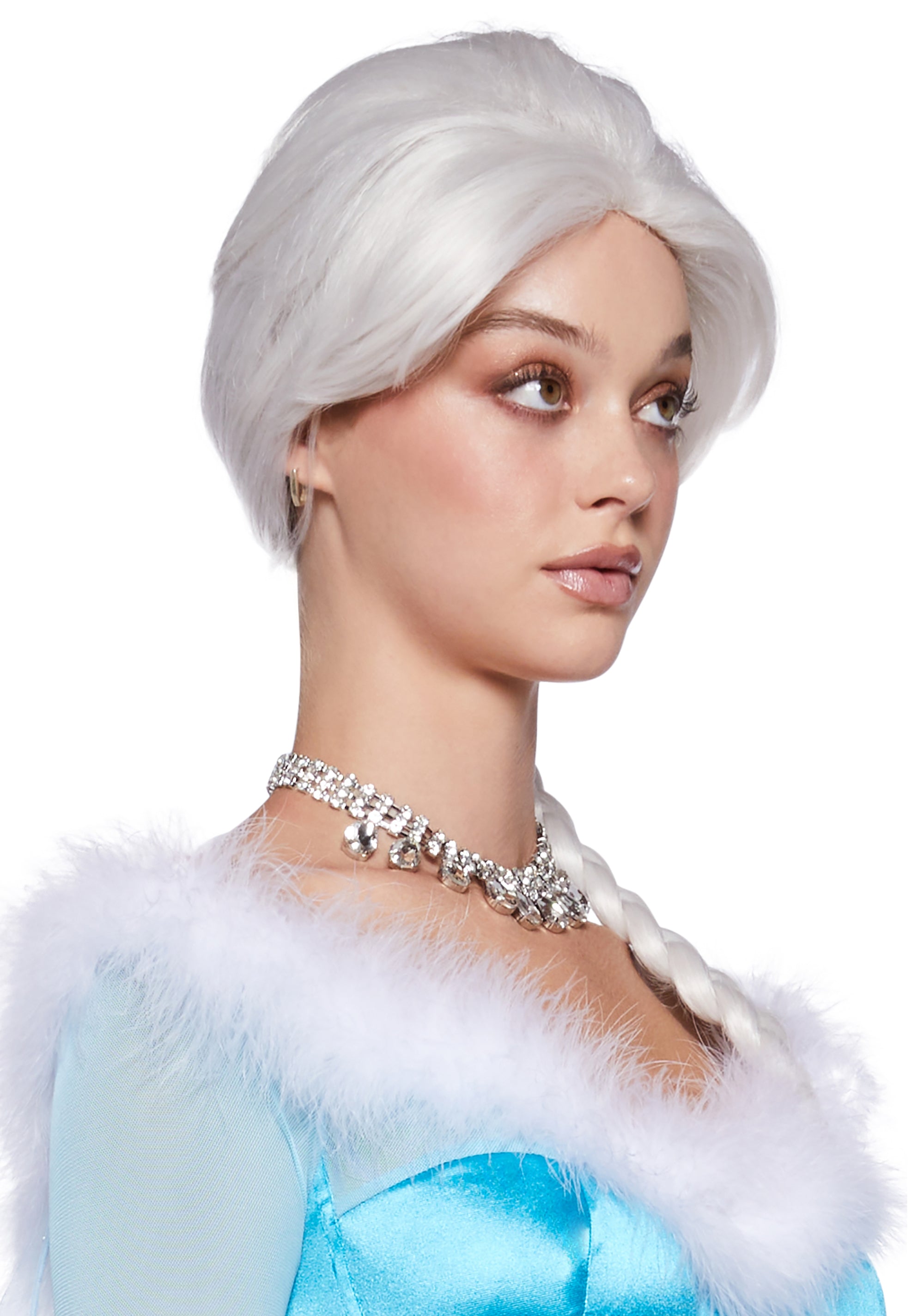 Build A Snowman Braided Wig