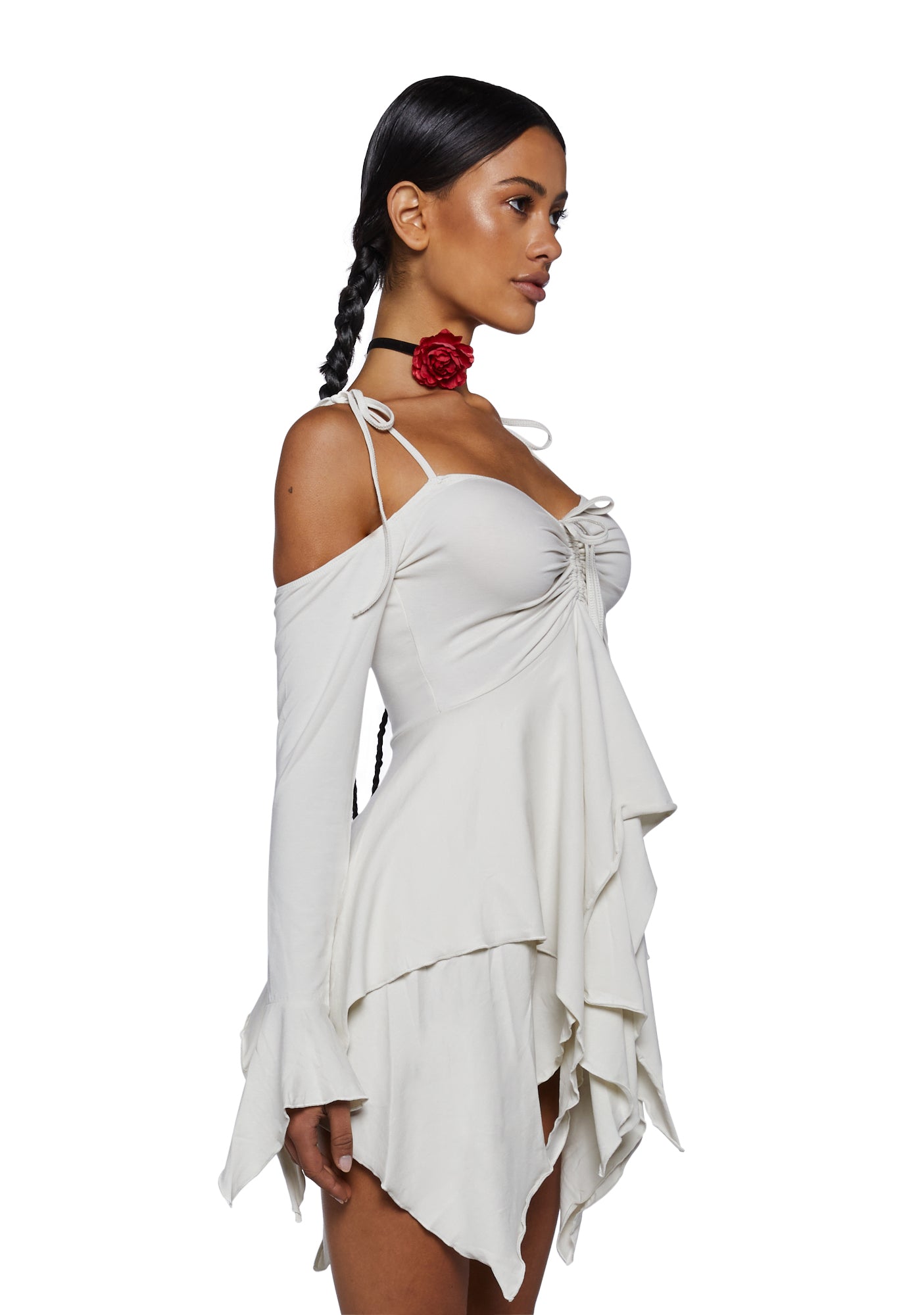 F is For Fairies  Handkerchief Dress - Ivory