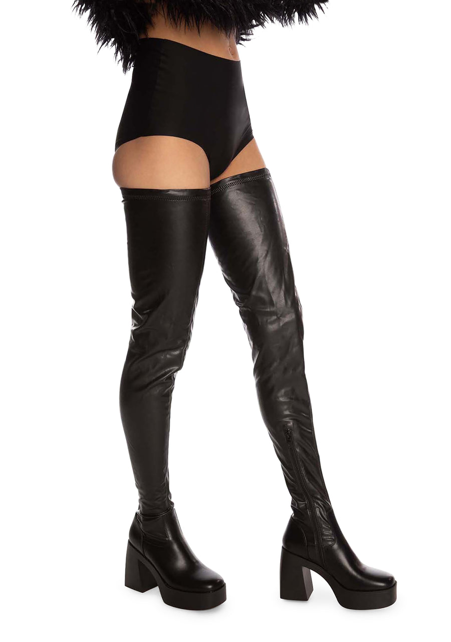 Adrianne Thigh High Boots - alternate