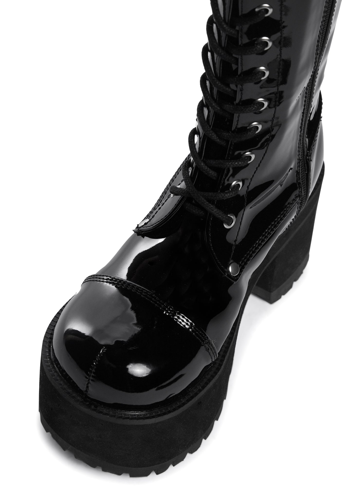 Patent Ranger-302 Knee High Boots - alternate