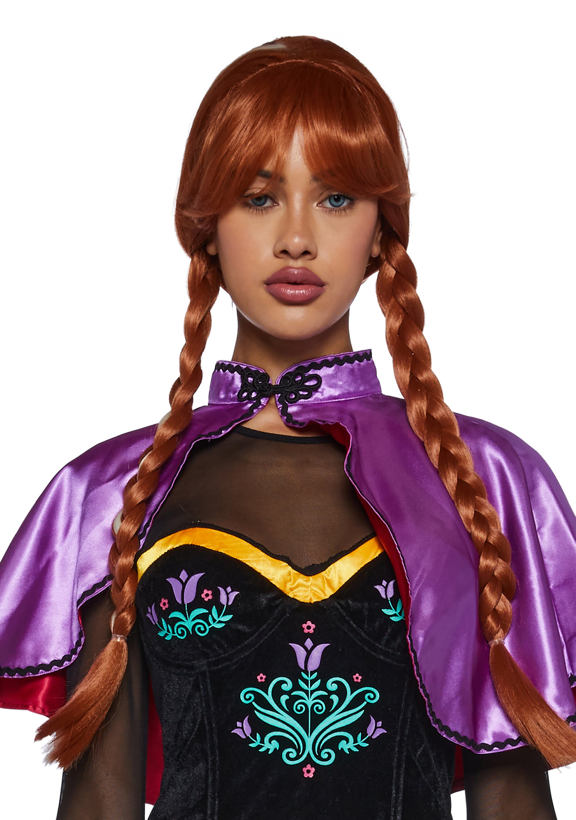 Trickz N Treatz Nordic Princess Double Braided Wig - Brown – Dolls Kill