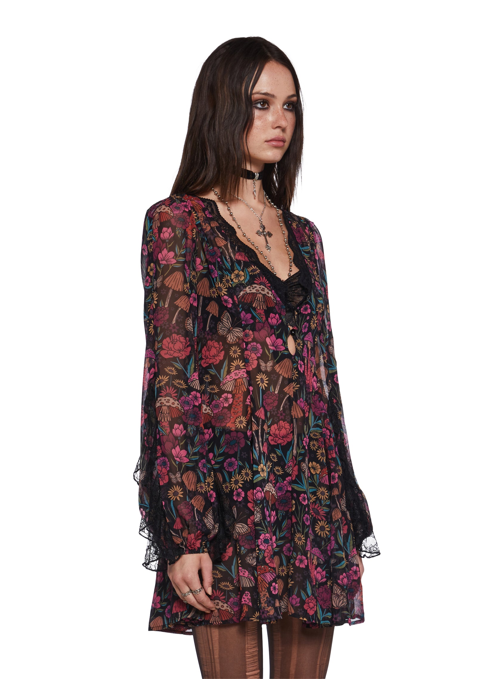 three|floral