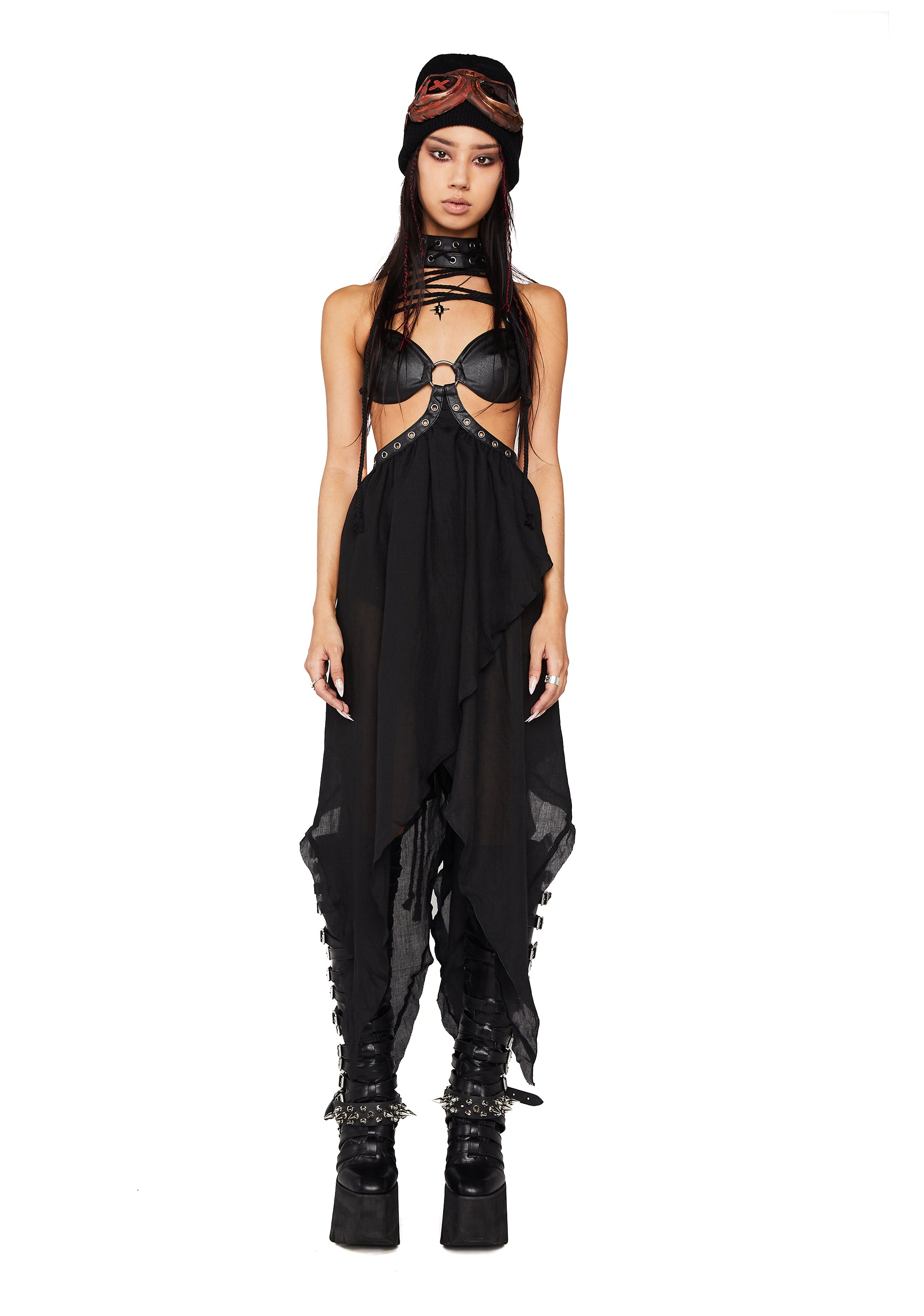 Dungeon Harness Maxi Dress