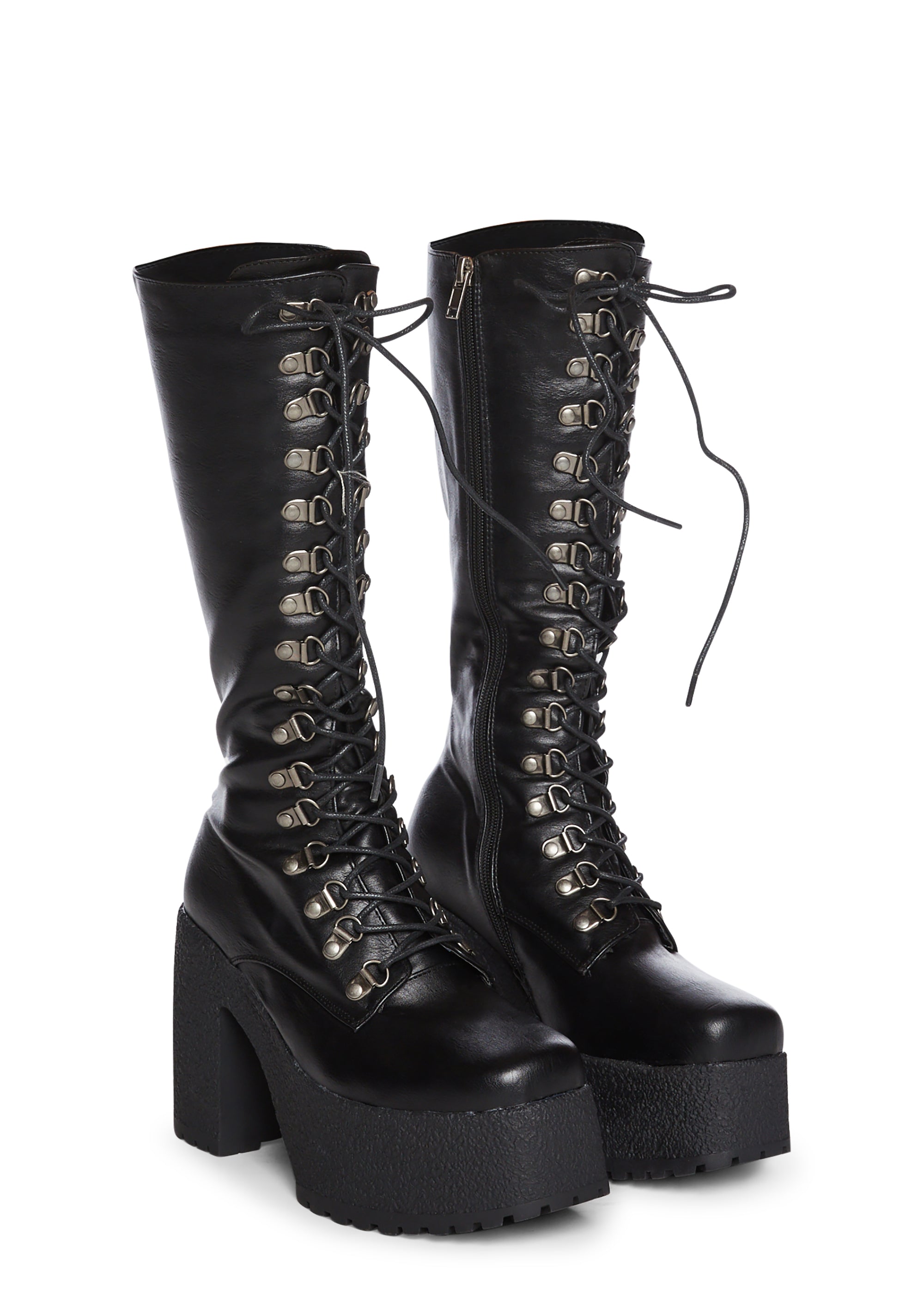 Siren Chunky Platform Calf Boots