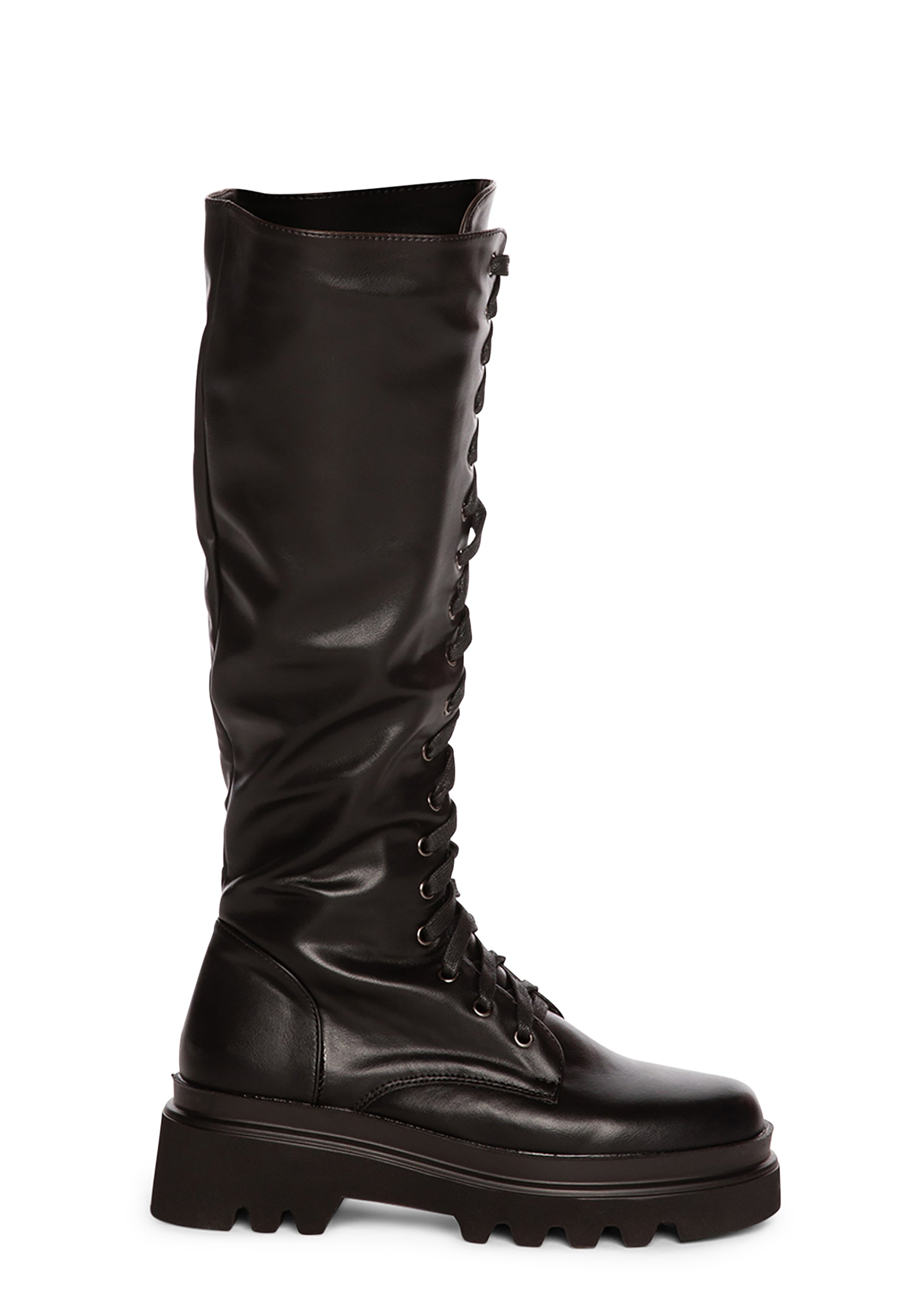 Night So Misunderstood Lace Up Boots,New Products : American Fashion Style Bags On Sale