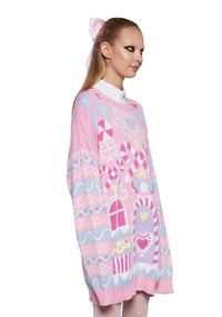 Chitter N' Chatter Oversized Sweater