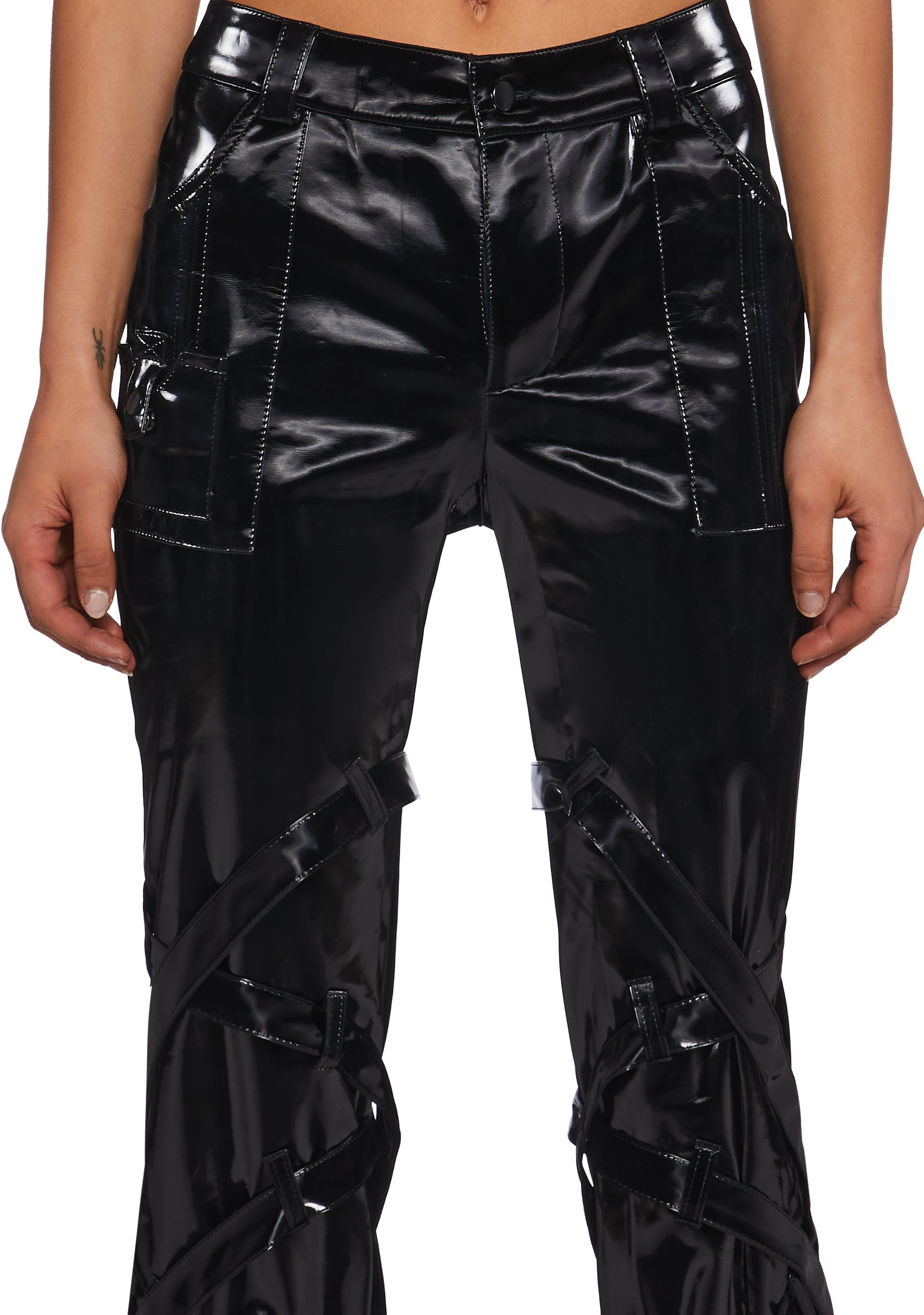 4/24【美品】 and wonder vent pants 黒Mサイズ