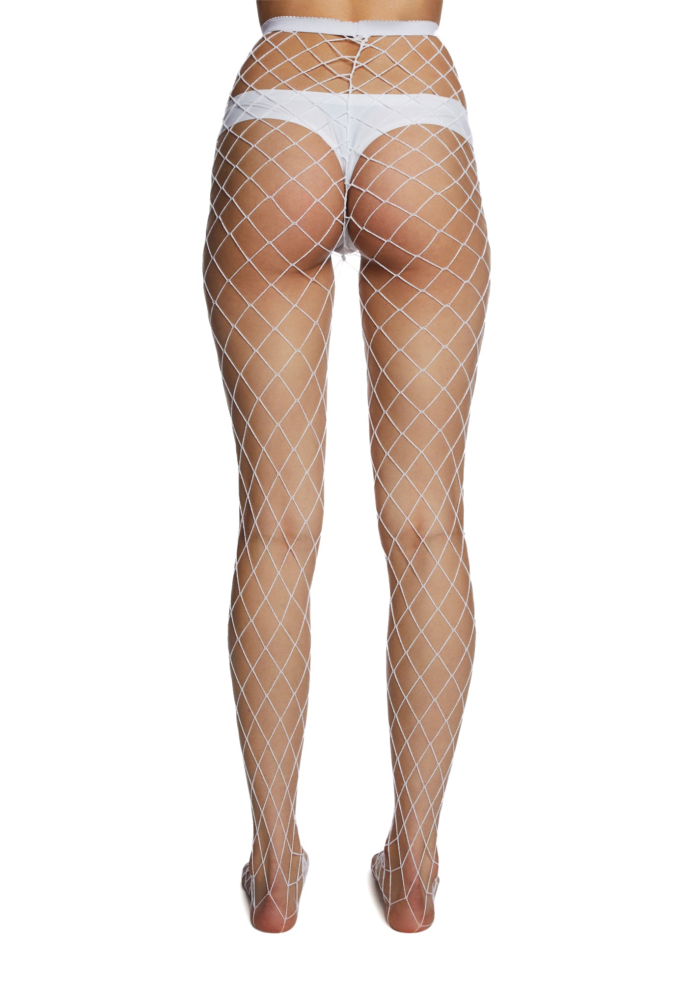 White fishnet pantyhose online