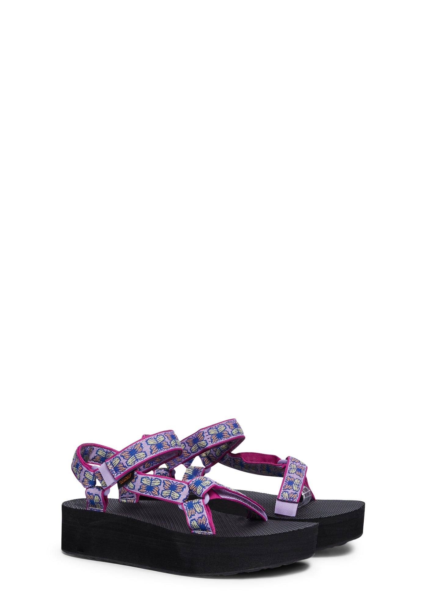 Teva Butterfly Flatform Sandals Multi – Dolls Kill