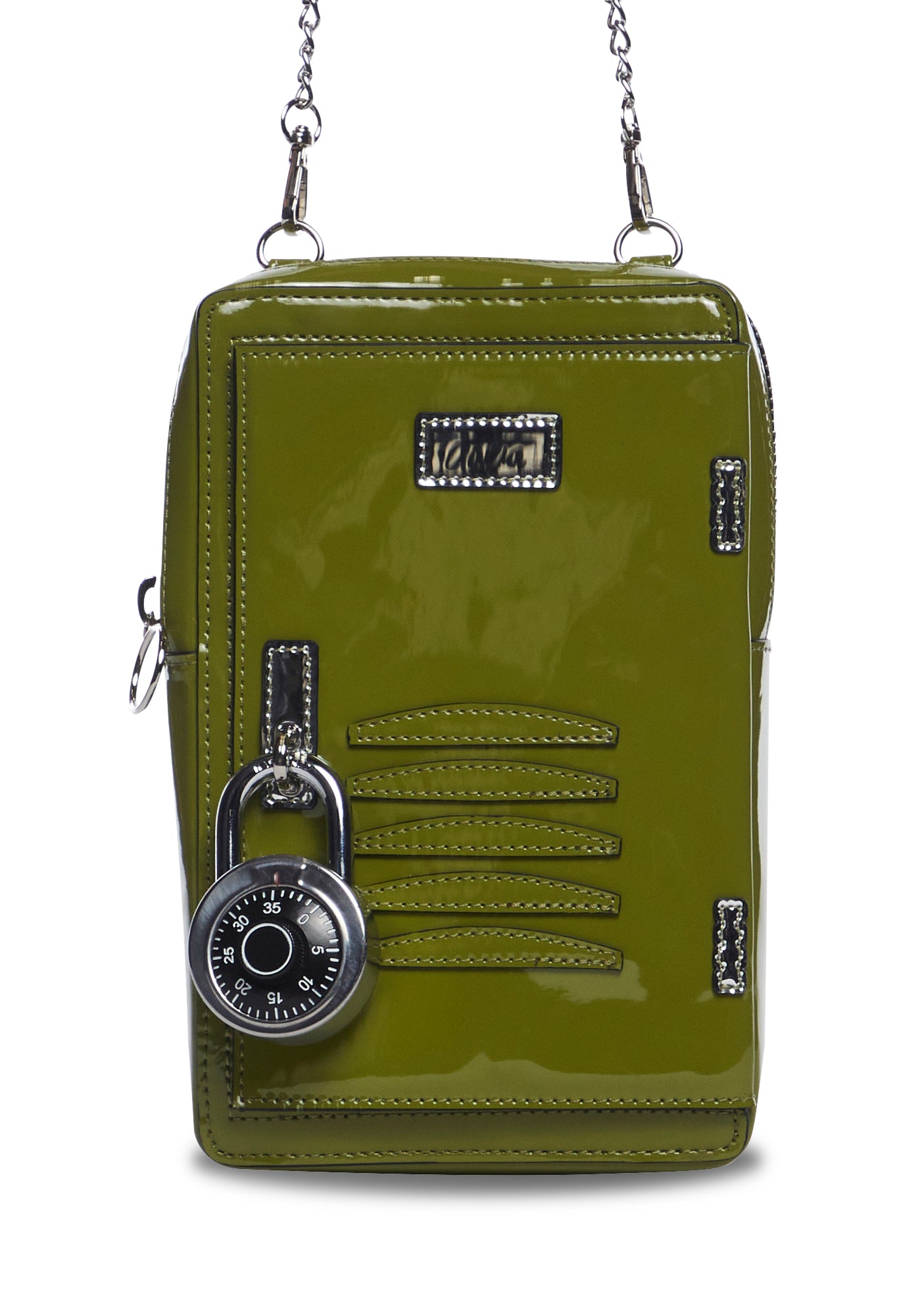 Dolls Kill x Daria Embossed Locker Crossbody Bag - Green