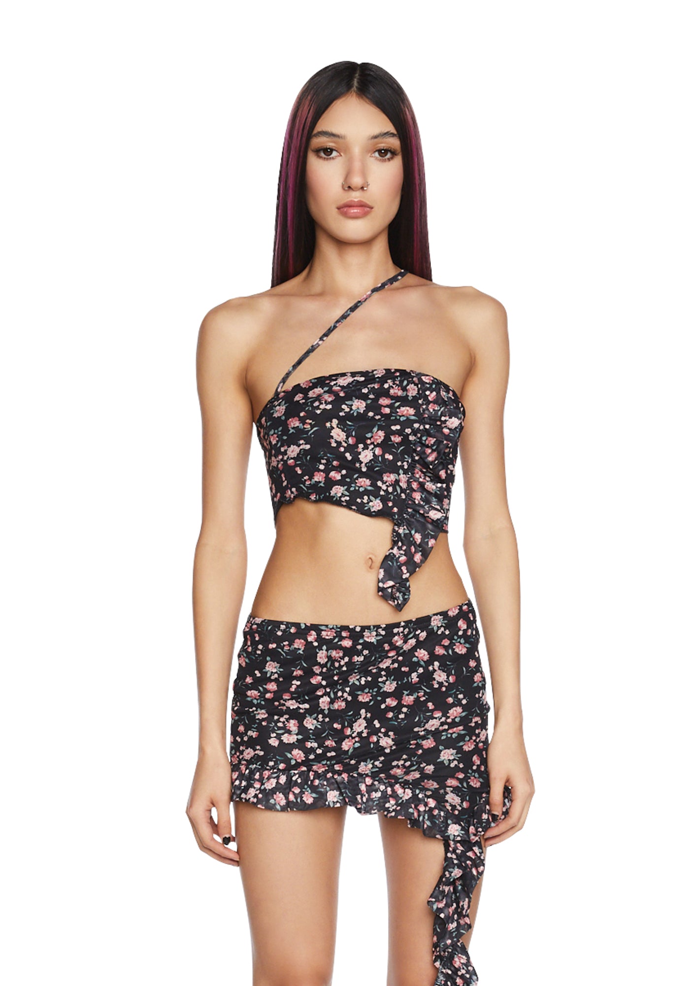 Midnight In The Moment Skirt Set,New Products : American Fashion Style Bags On Sale