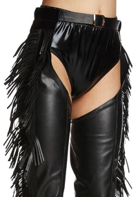 Patrice Thigh High Chap Boots