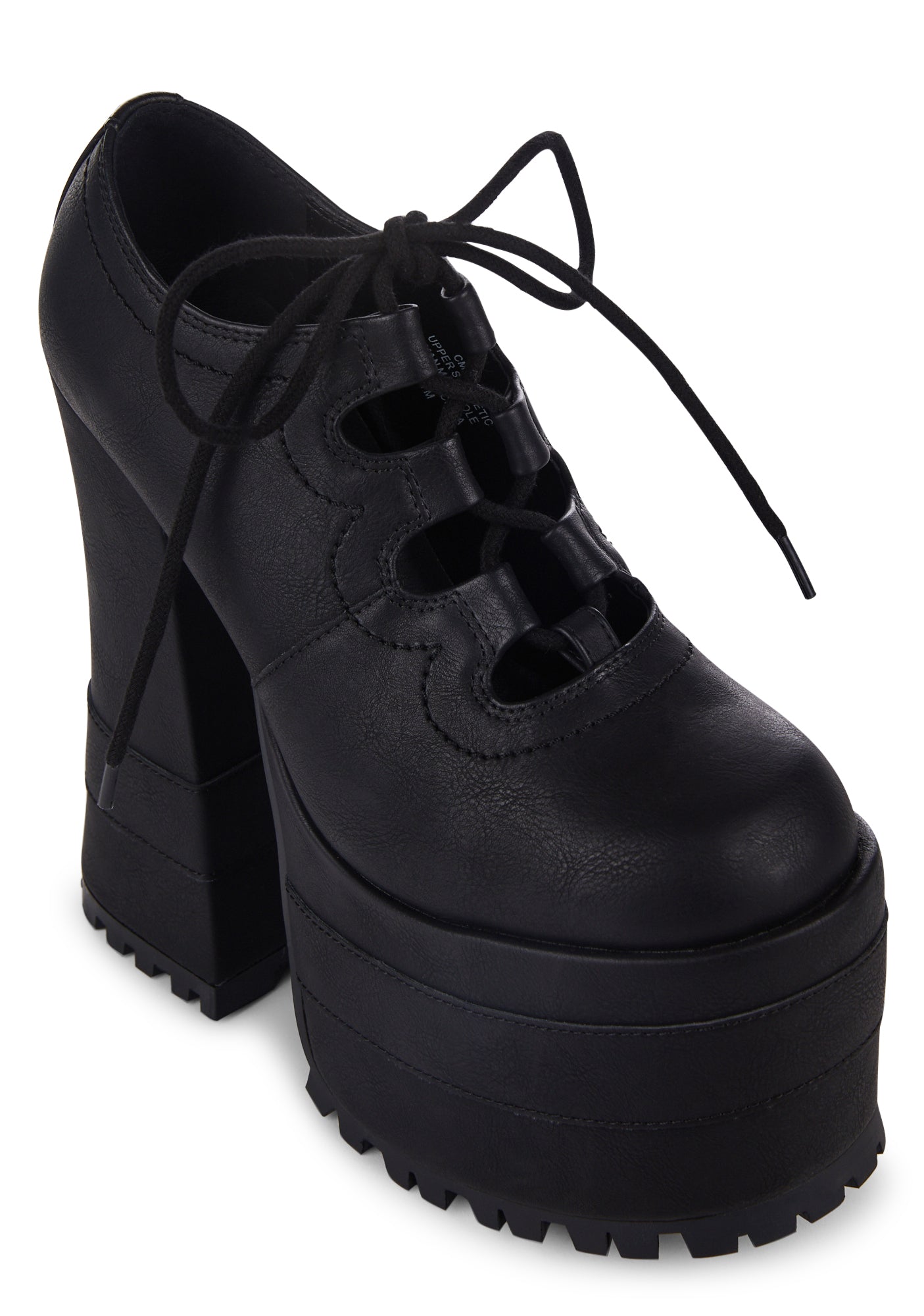 Current Mood Platform Oxford Heels Black Dolls Kill