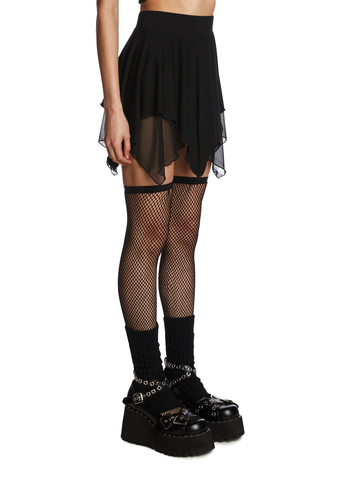 Wait For The Blackout Mini Skirt