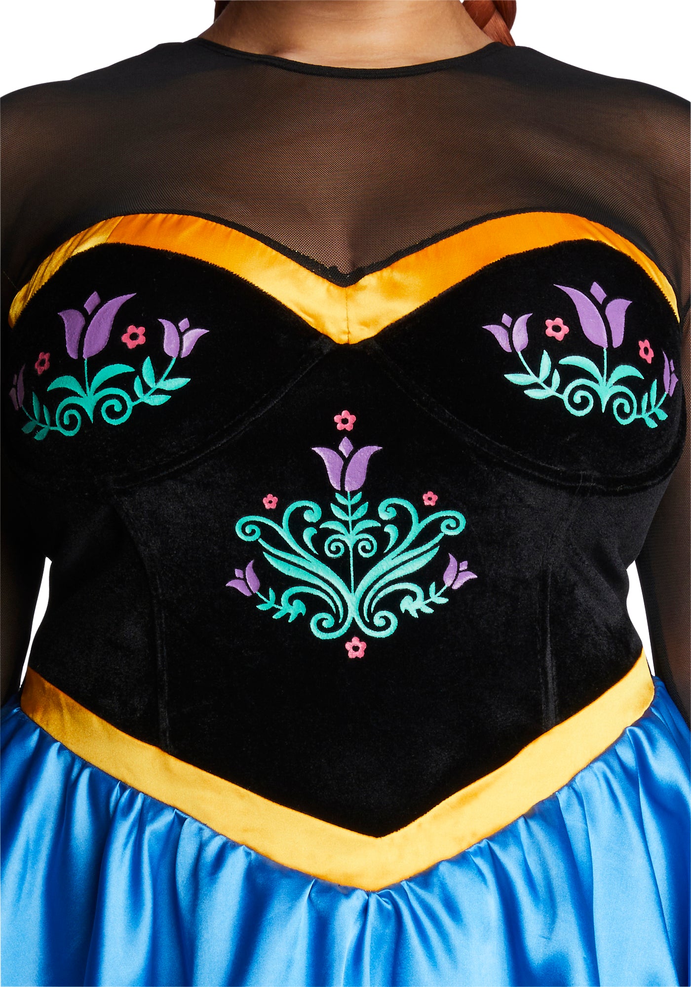 Plus size princess anna costume on sale
