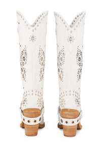 Flight Risk Cowboy Boots - White