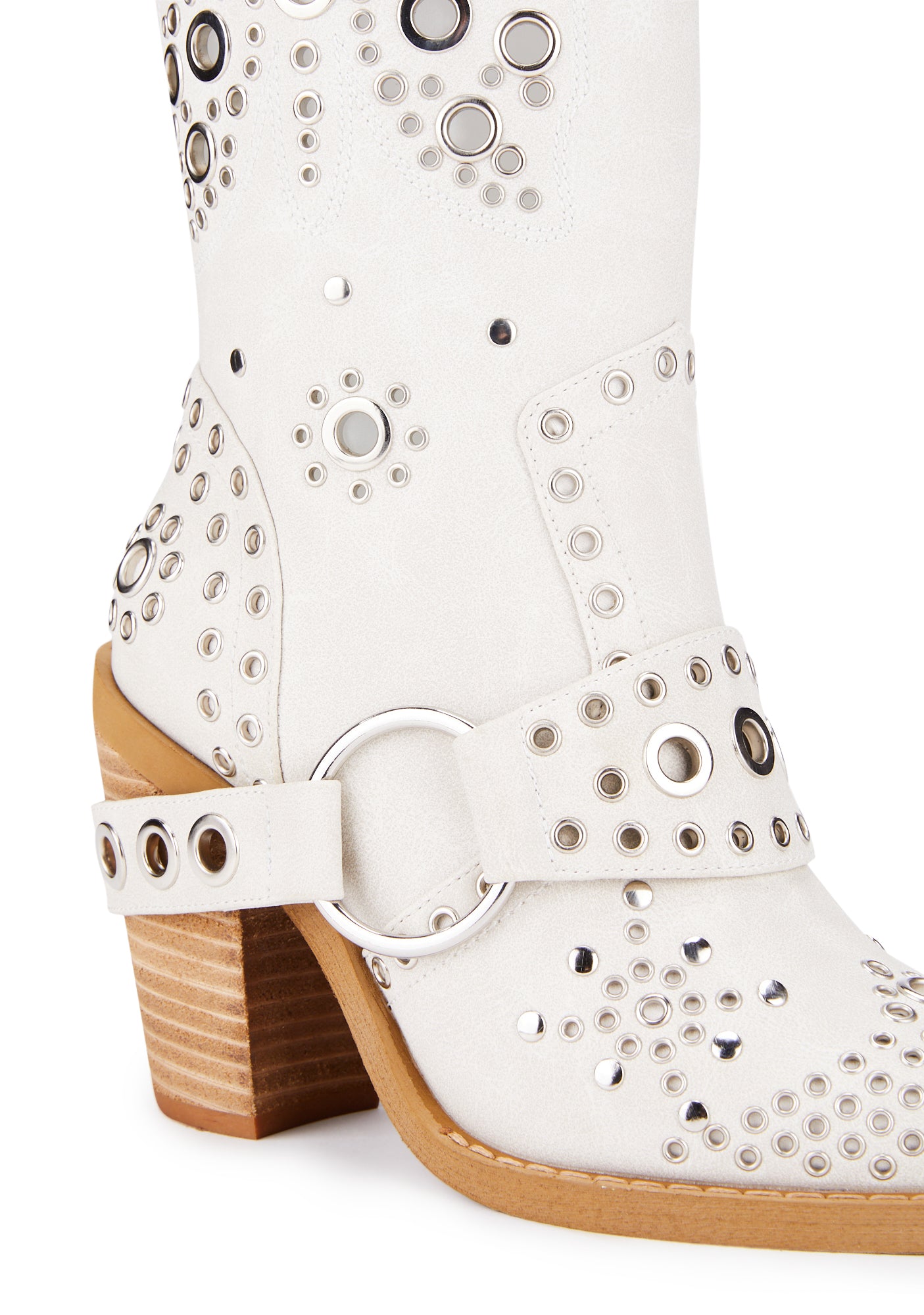 Current Mood Butterfly Cowboy Boots White Dolls Kill