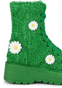 It's Always Greener Combat Boots