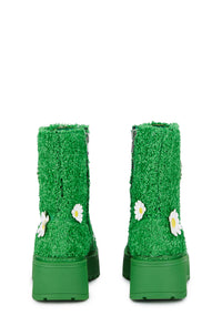 It's Always Greener Combat Boots