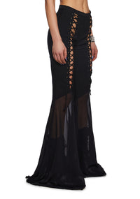 Wandering Mind Lace-Up Pants