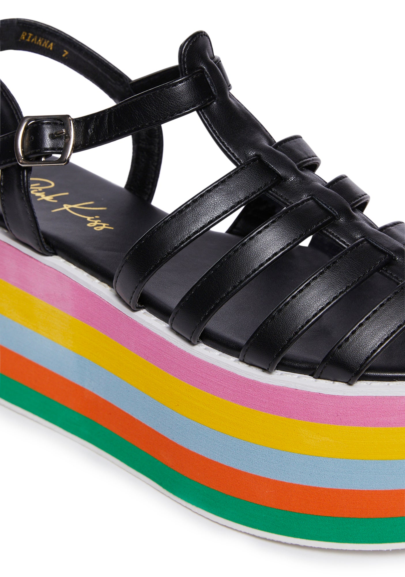 Rainbow hotsell platform sandals